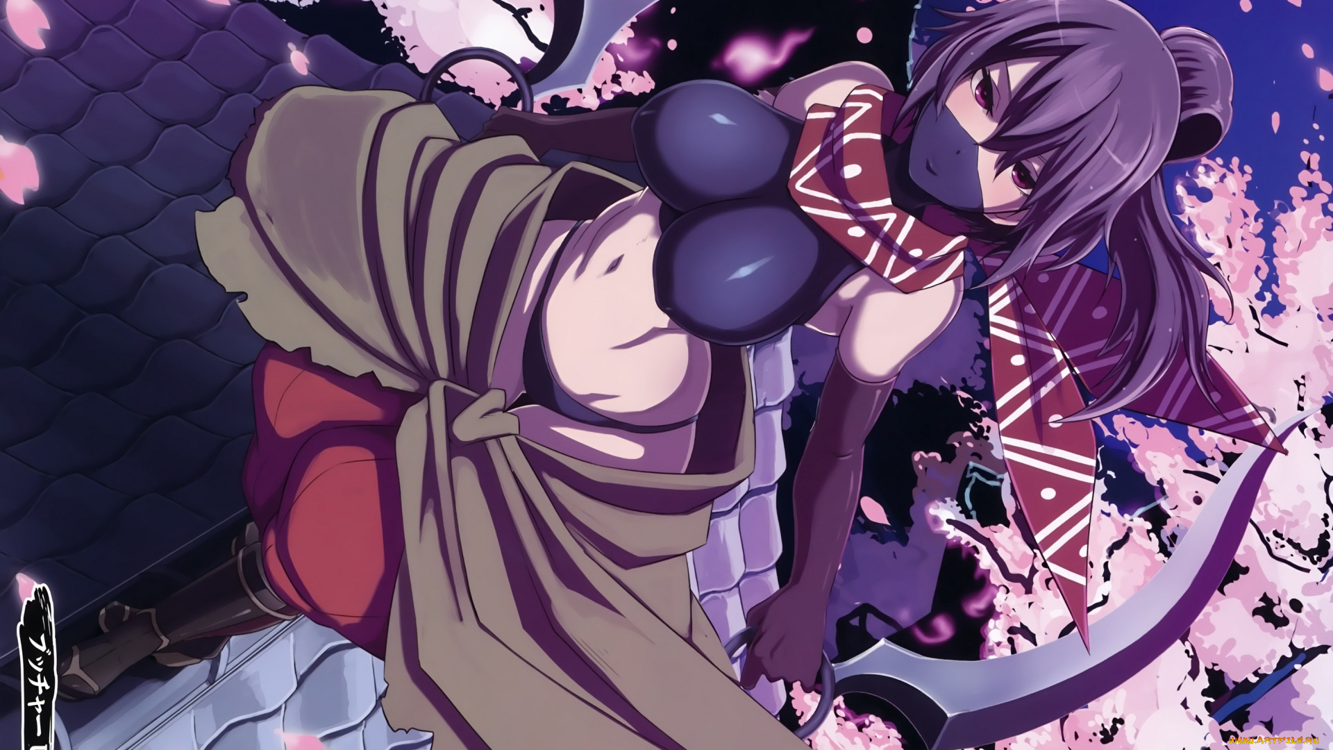 аниме, senran, kagura, девушка