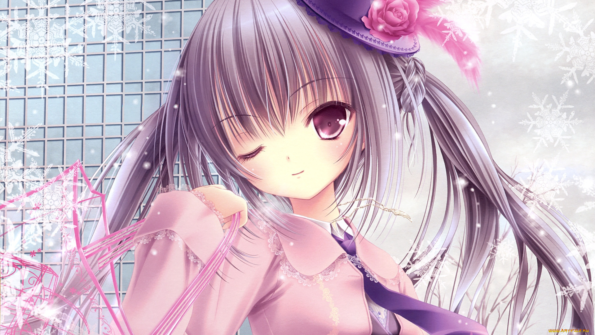 аниме, tinkerbell, , artbook, шляпка, девочка