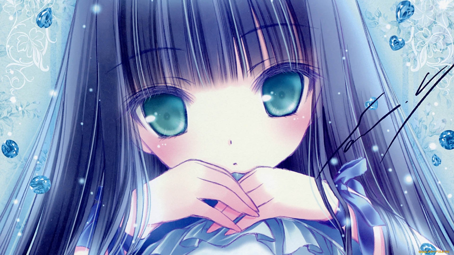 аниме, tinkerbell, , artbook, взгляд, девочка