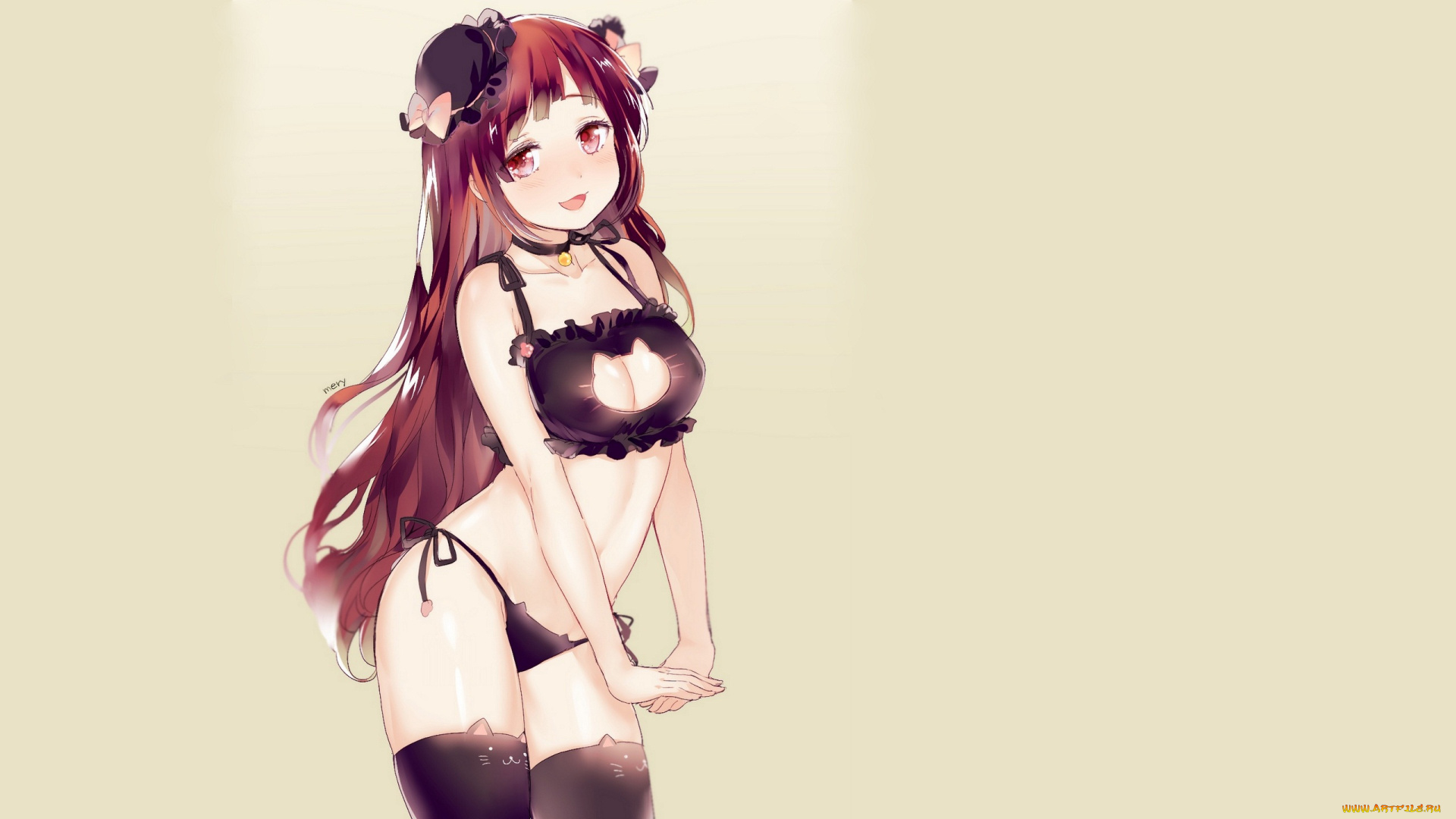 аниме, unknown, , другое, девушка, фон