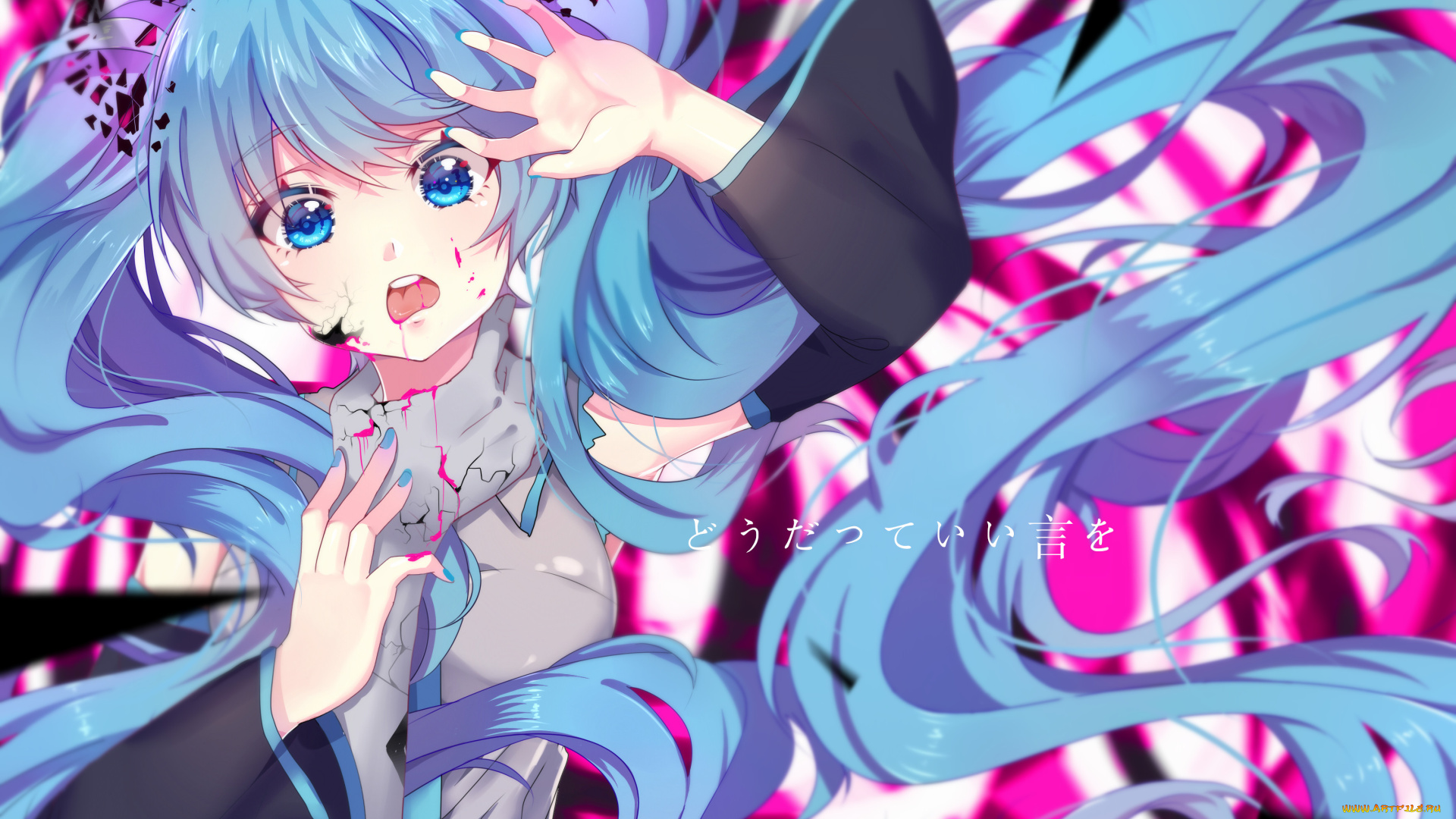 аниме, vocaloid, hatsune, miku