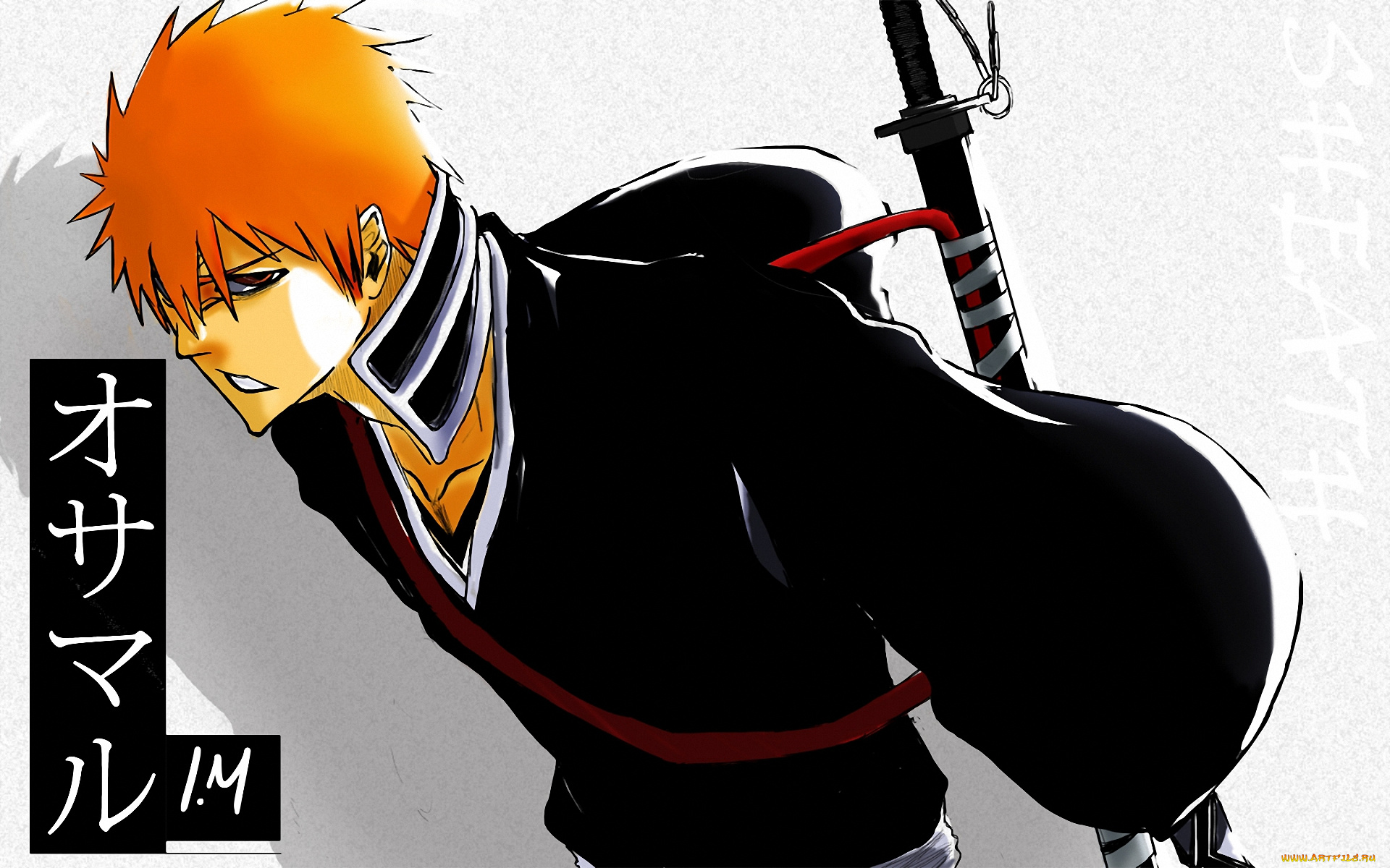 аниме, bleach, ichigo, shinigami, kurosaki, меч, bankai, шинигами, банкай