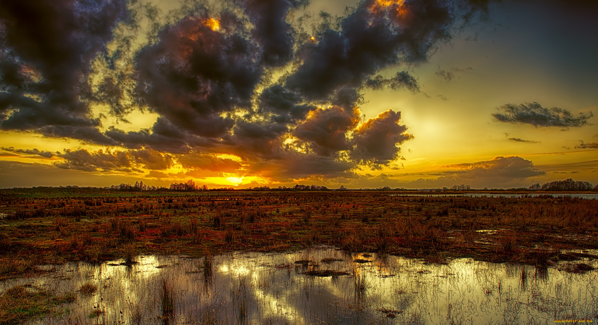 природа, восходы, закаты, рассвет