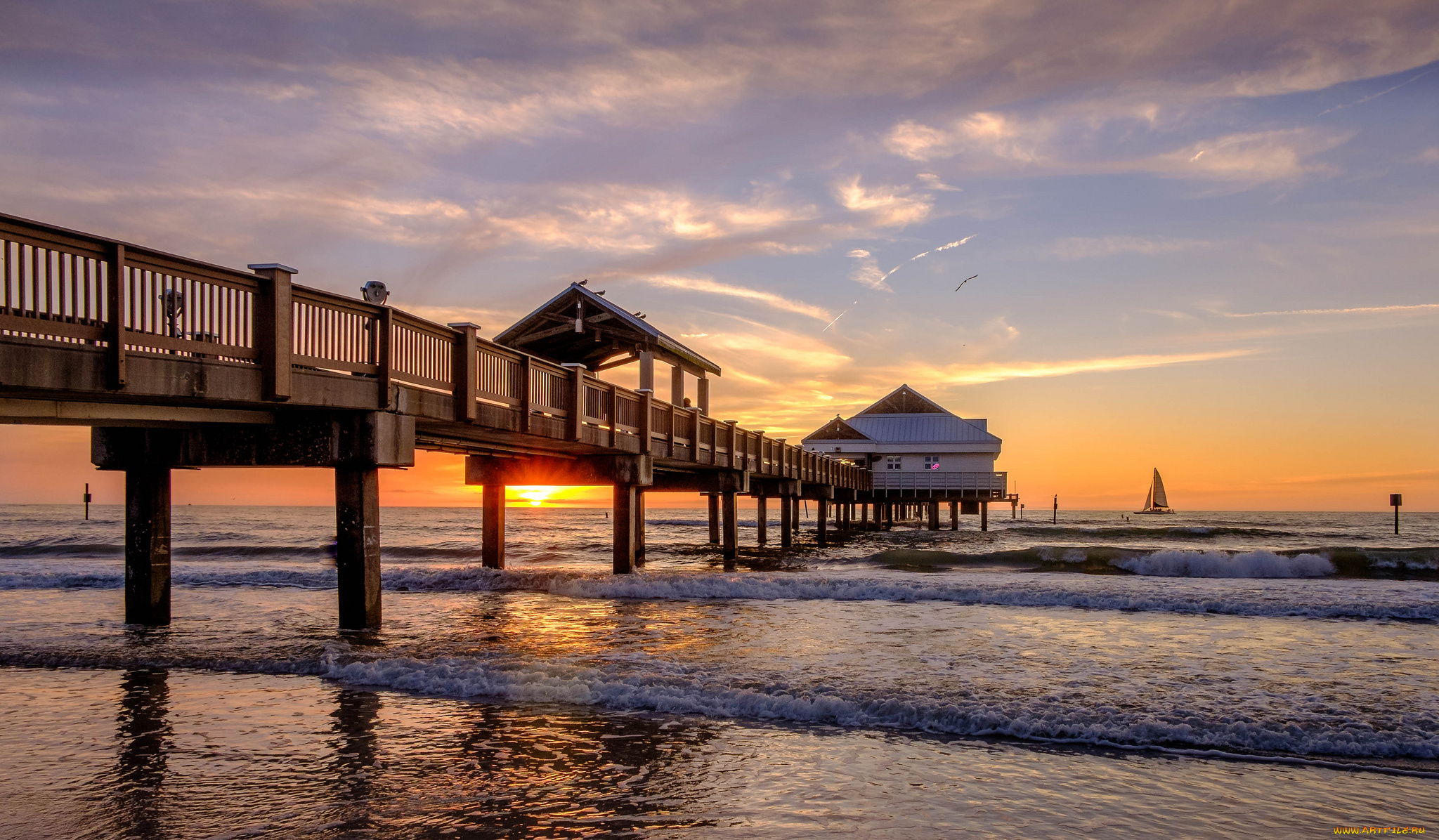 природа, побережье, берег, море