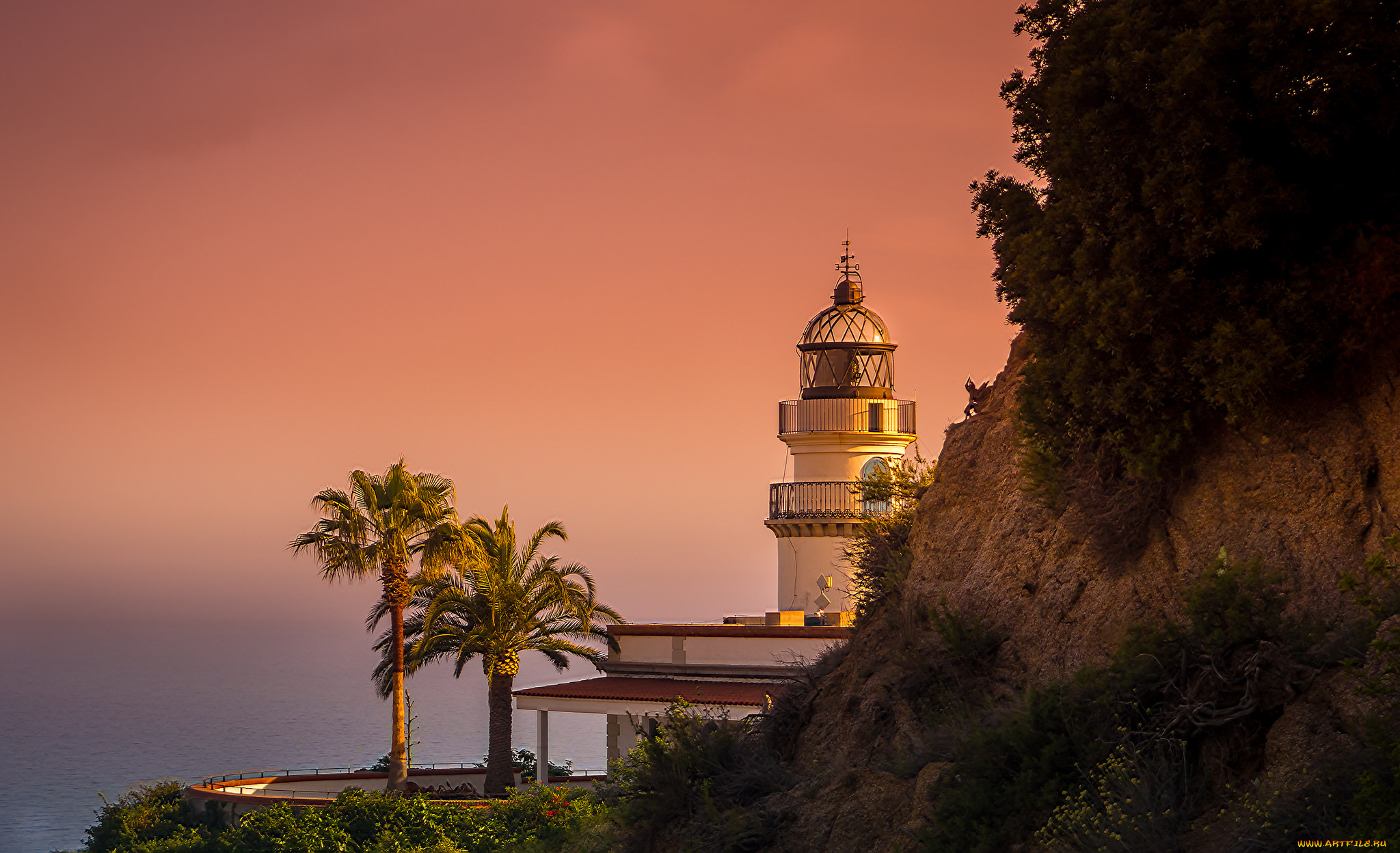 природа, маяки, побережье, маяк