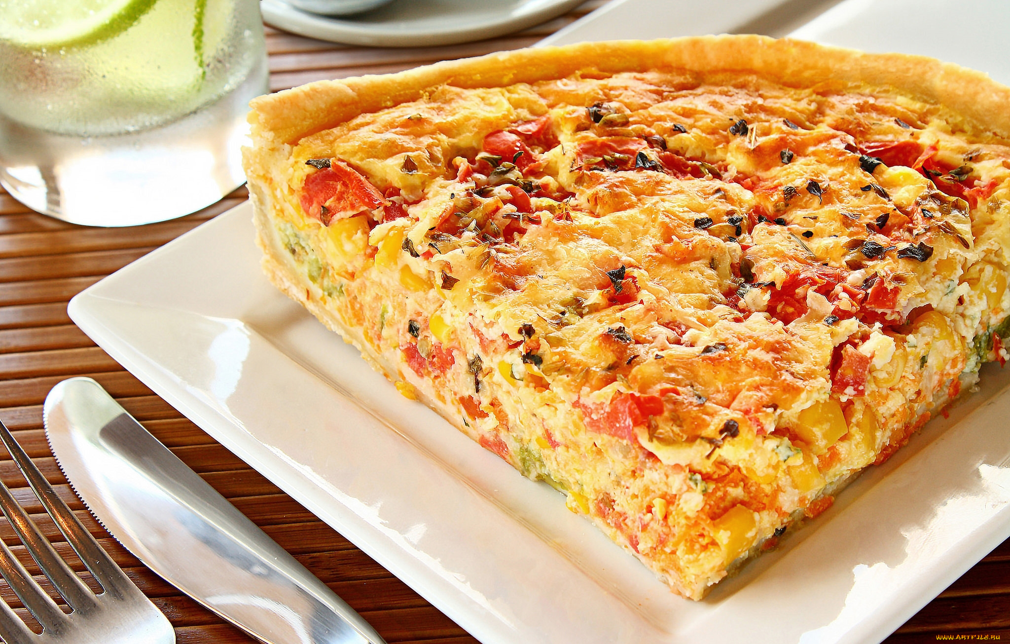 еда, пицца, vegetable, pie, пирог, выпечка, овощи