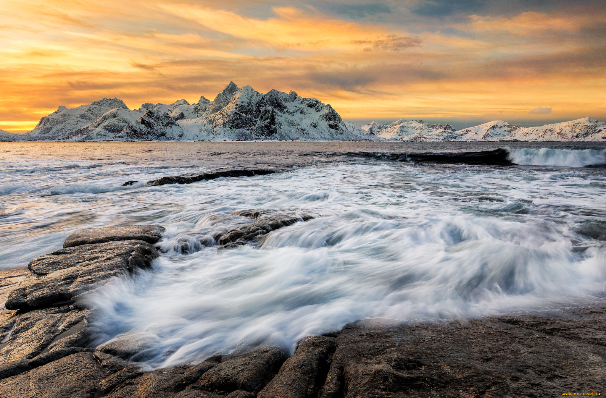 природа, побережье, берег, море