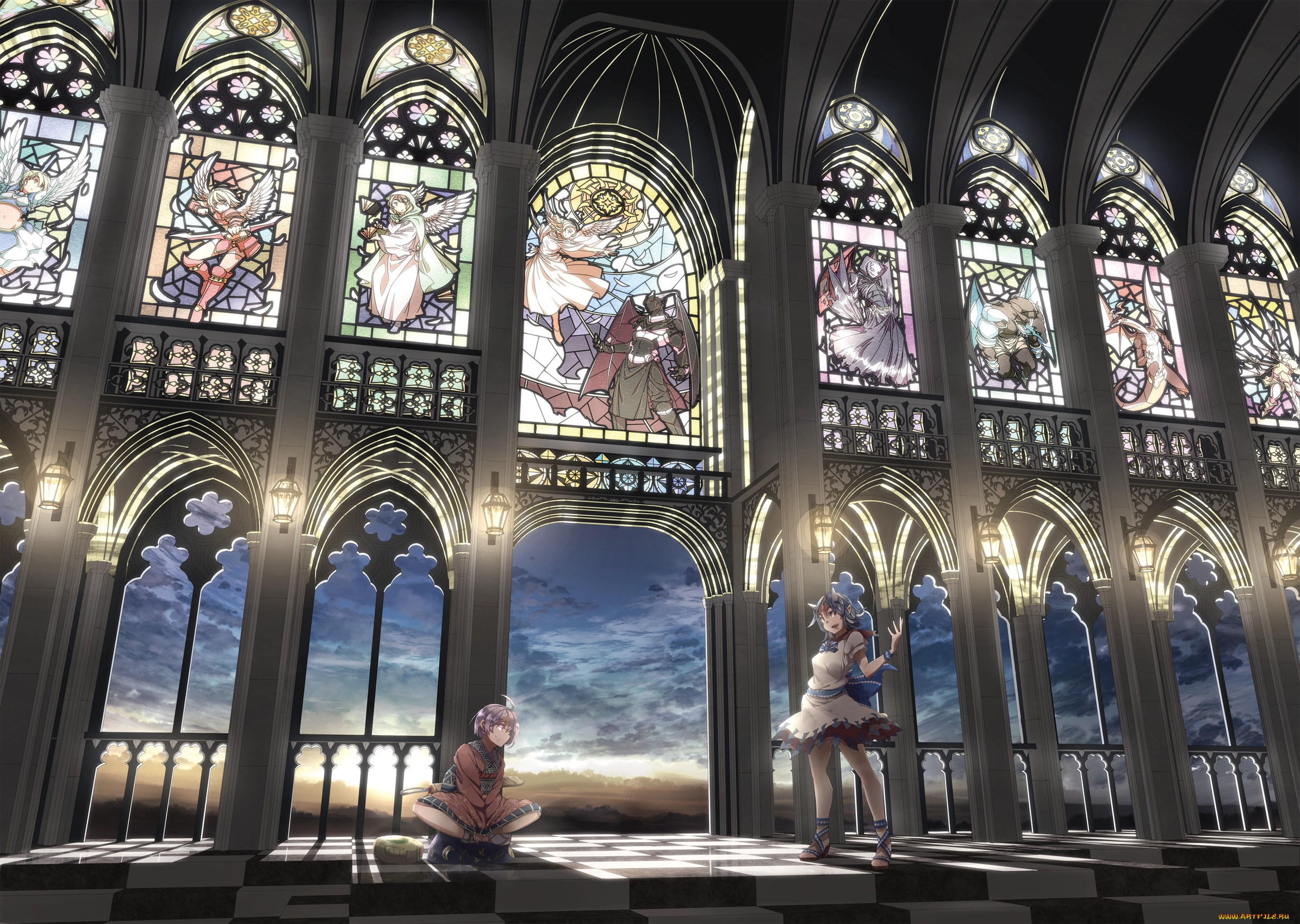 аниме, touhou, kijin, seija, sukuna, shinmyoumaru, peregrine