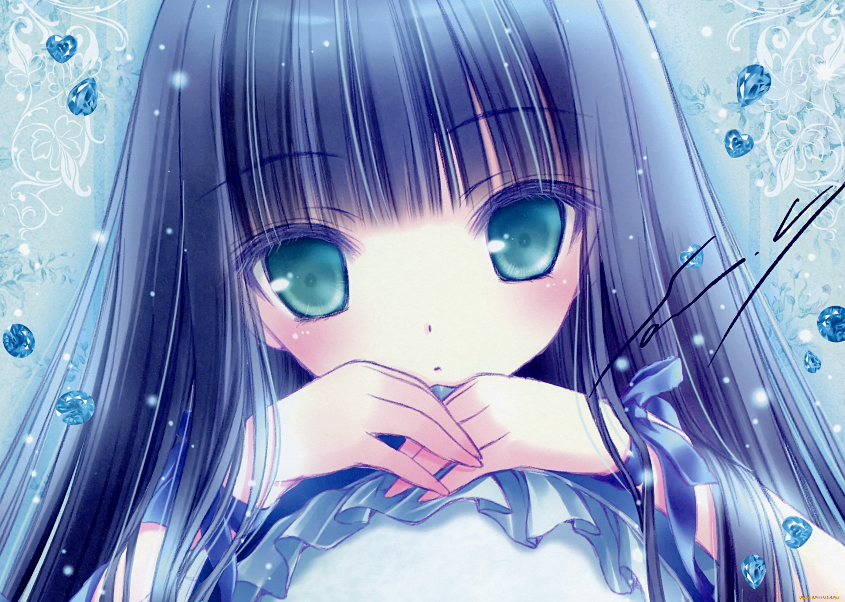 аниме, tinkerbell, , artbook, взгляд, девочка