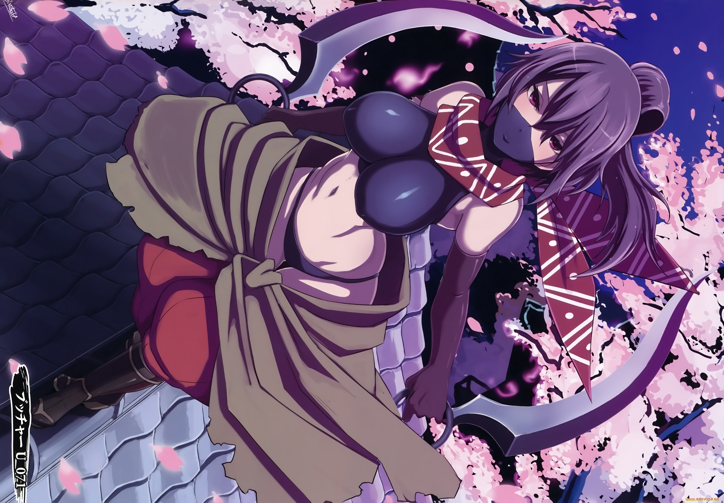 аниме, senran, kagura, девушка