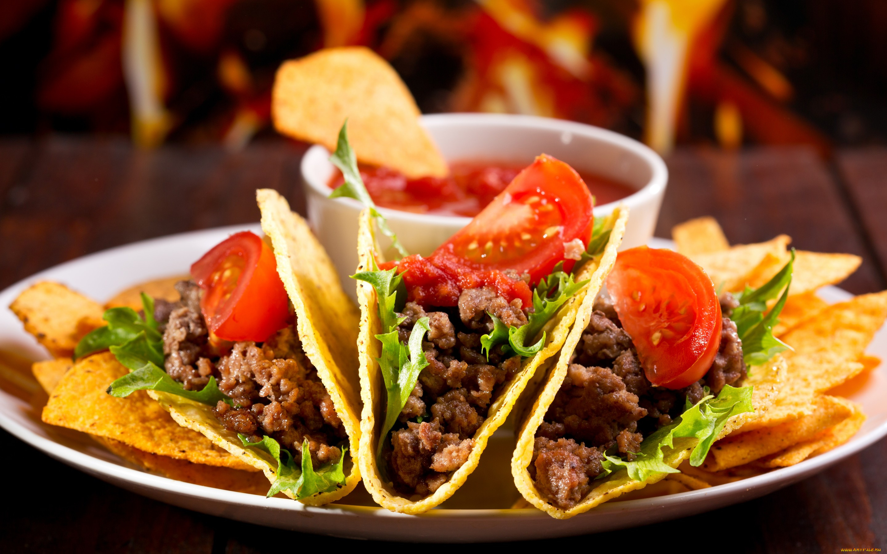 еда, мясные, блюда, fast, food, meat, tako, tomatoes, мясо, помидоры, чипсы