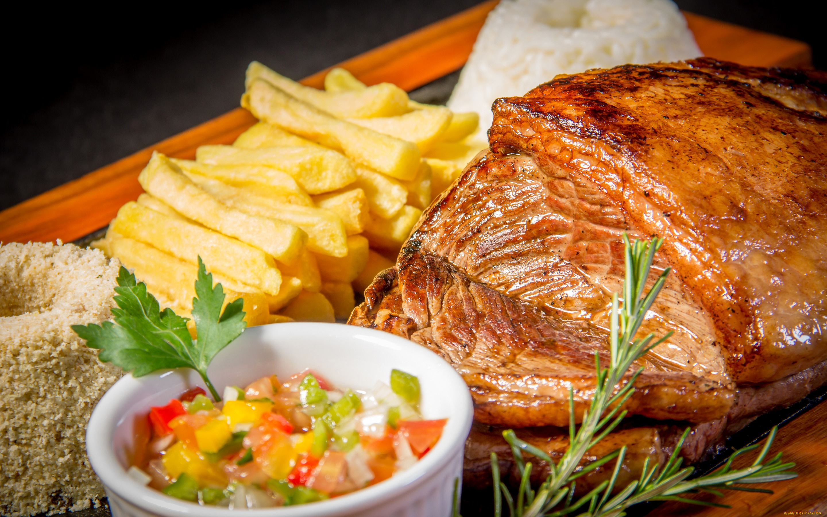 еда, мясные, блюда, meat, vegetables, картофель, мясо, овощи, салат, буженина