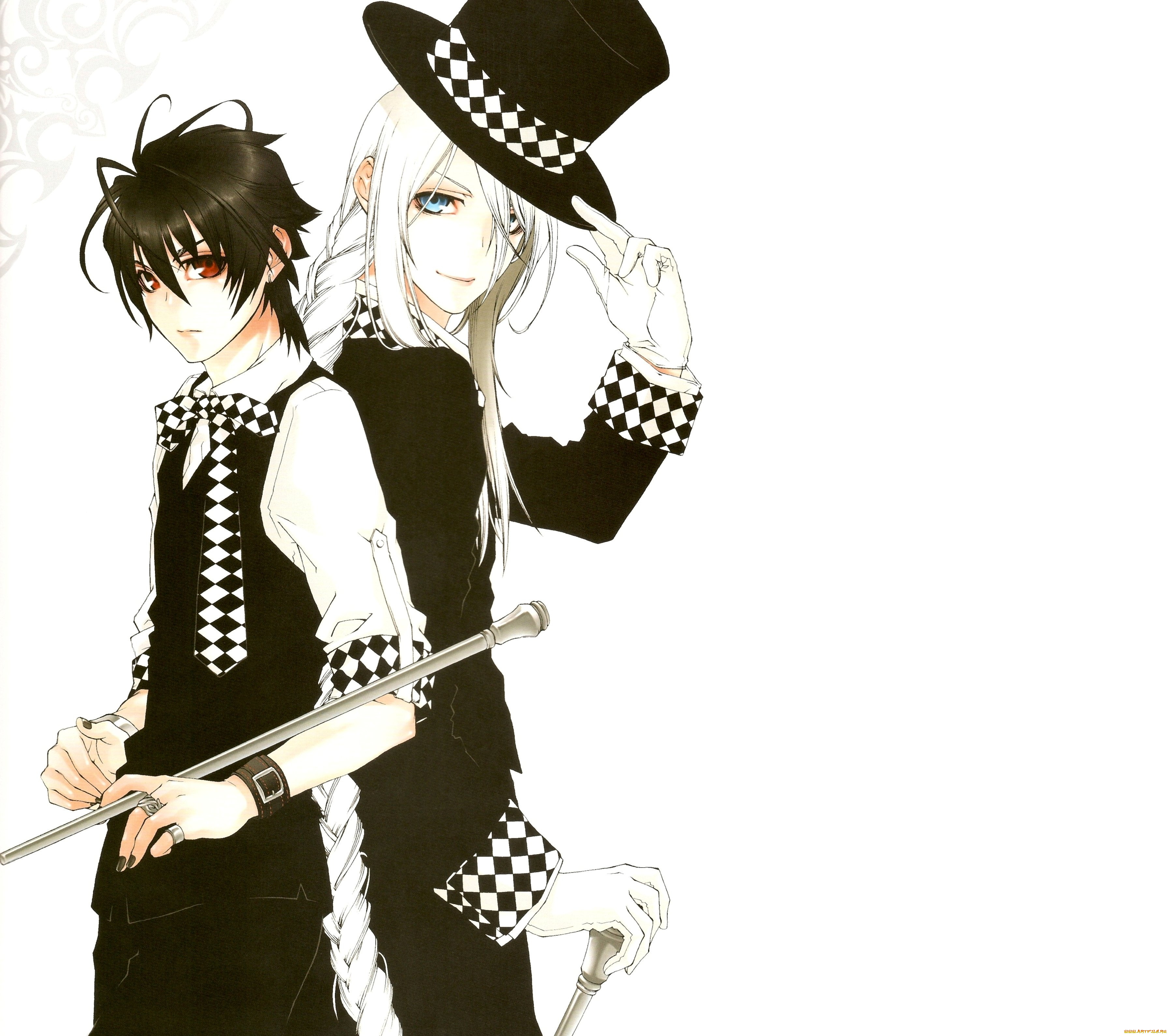 аниме, monochrome, factor, широгане, акира, парни