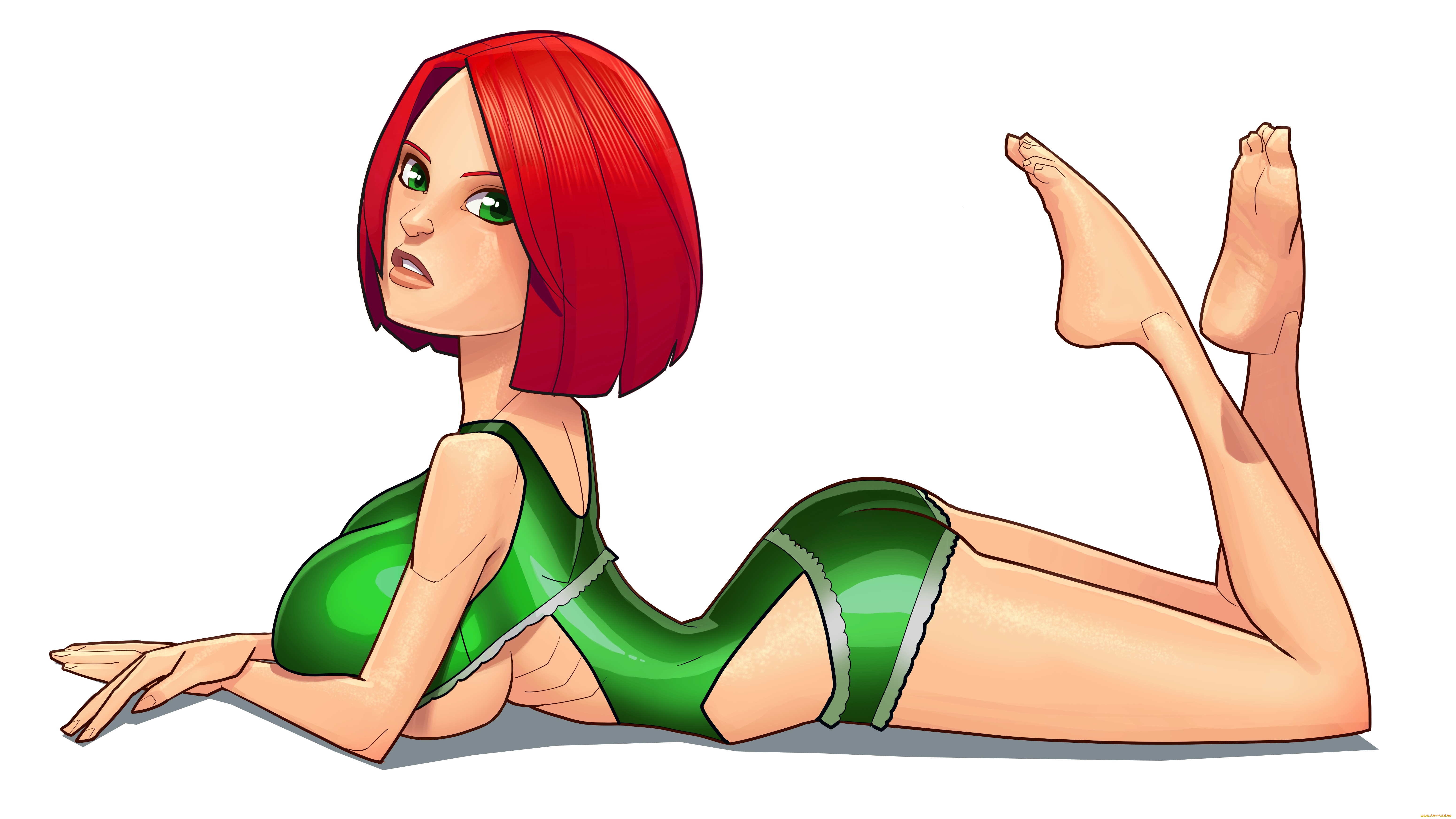 векторная, графика, девушки, , girls, девушка, фон, взгляд