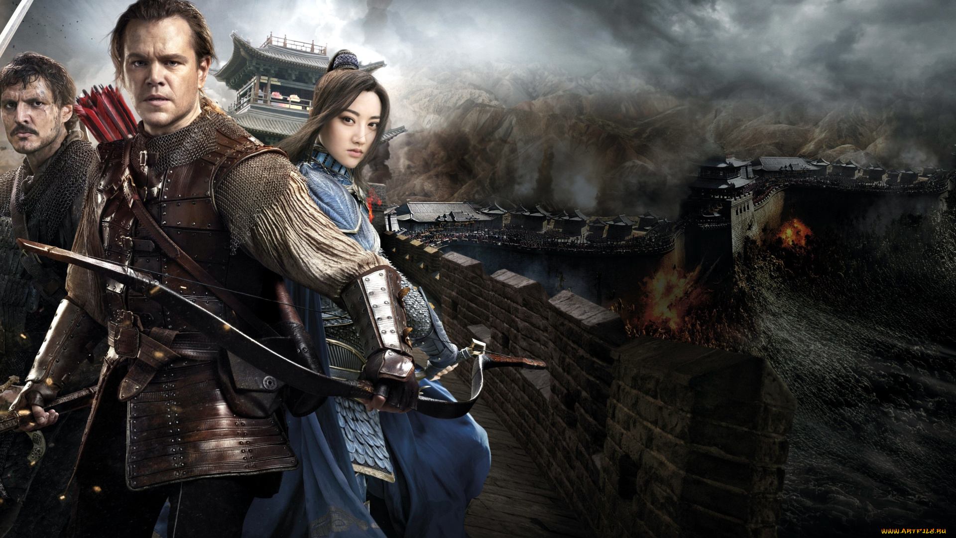 кино, фильмы, the, great, wall, matt, damon