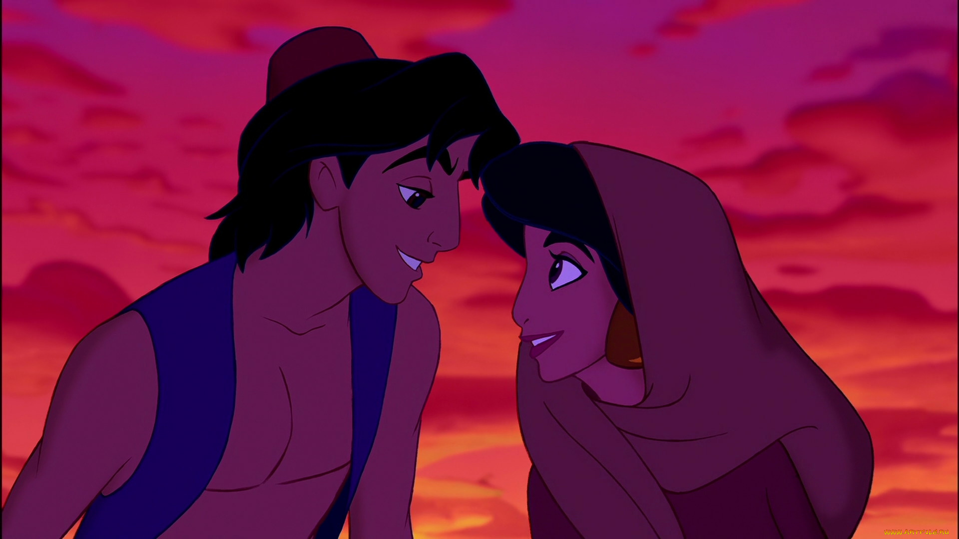 мультфильмы, aladdin, персонажи