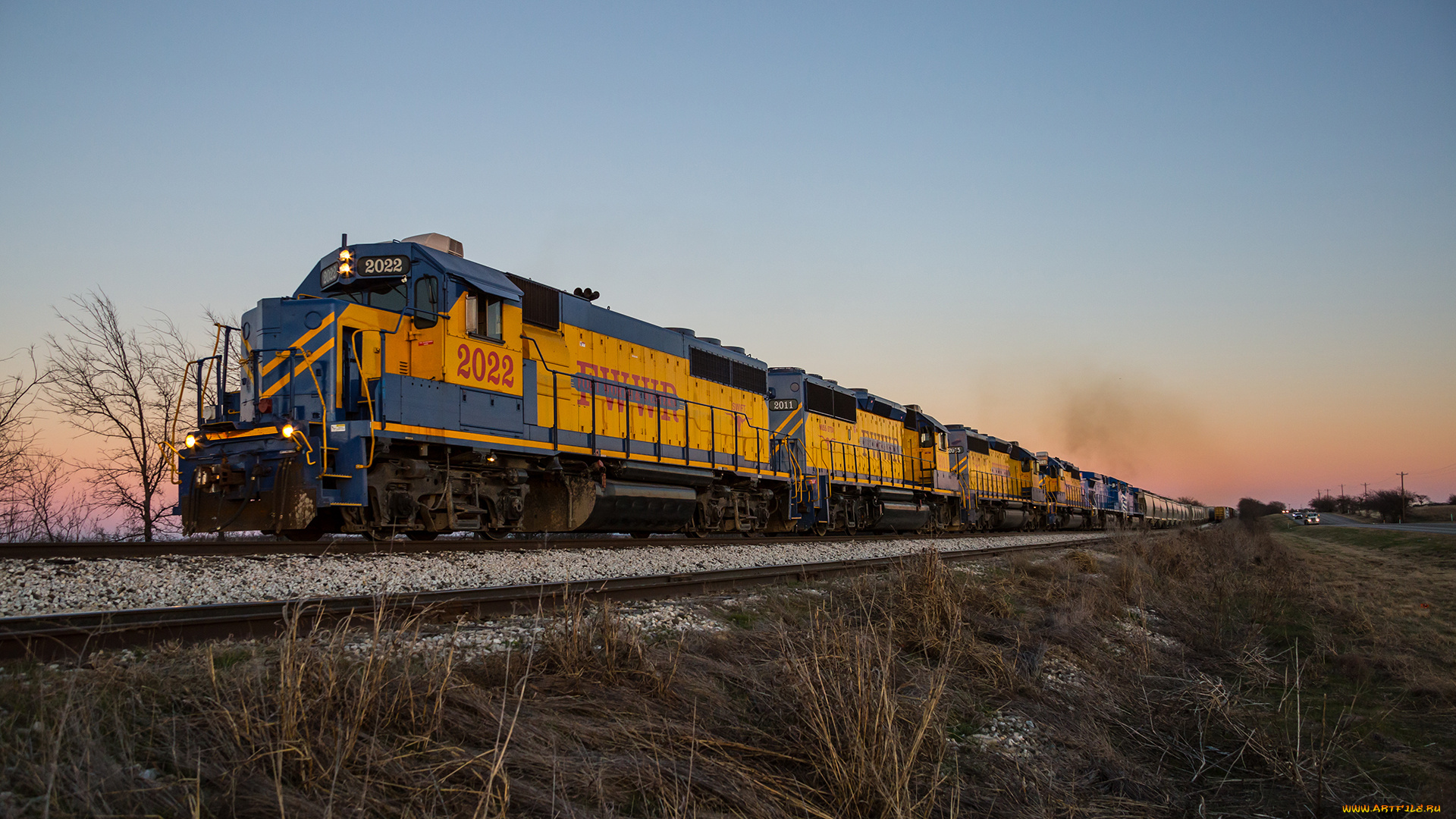 техника, поезда, локомотив, состав