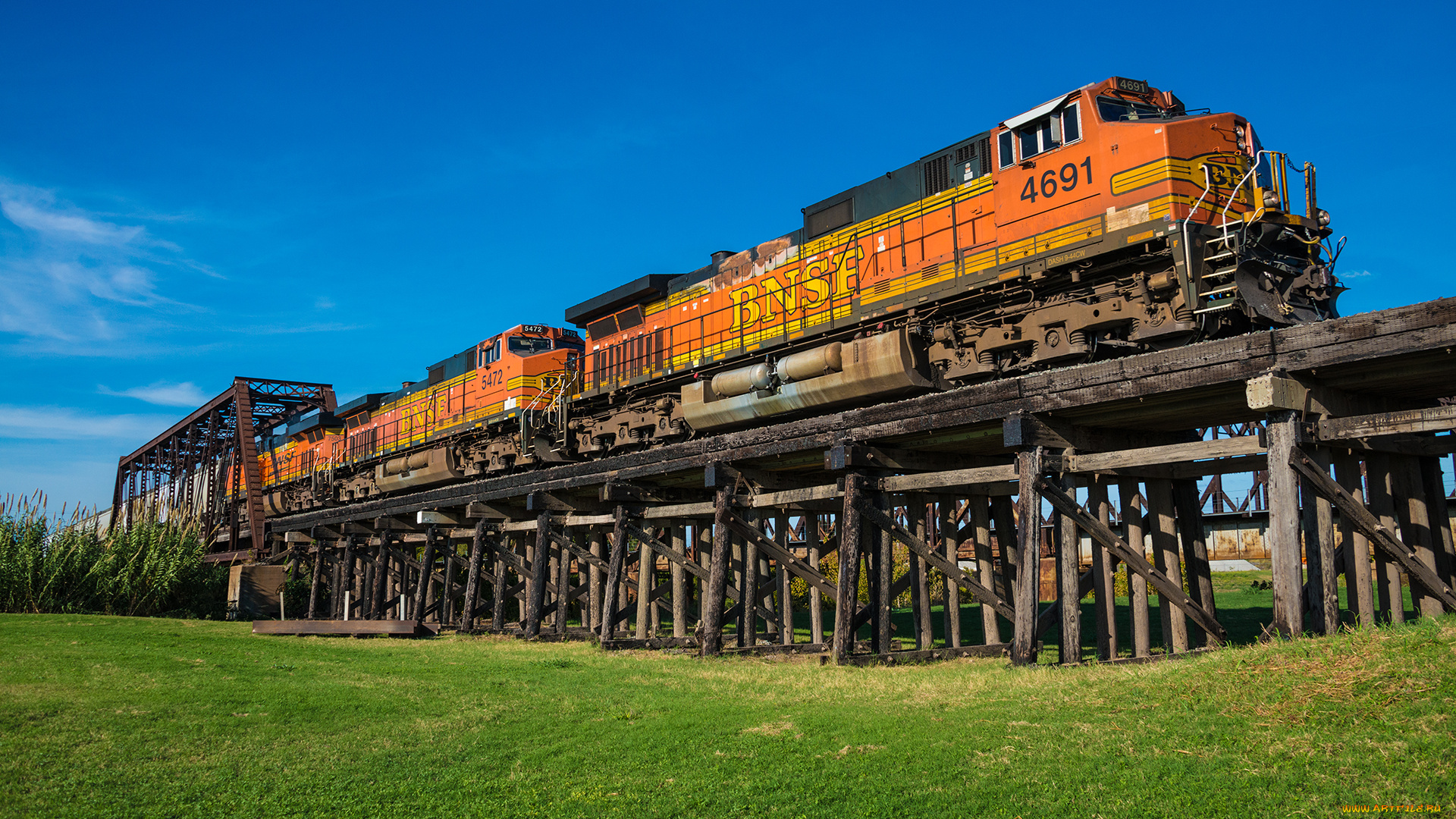 техника, поезда, локомотив, состав