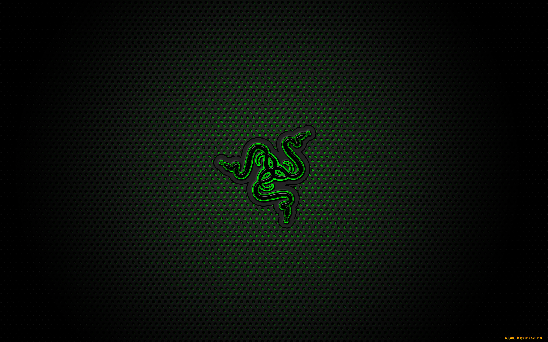 компьютеры, razer, логотип, фон