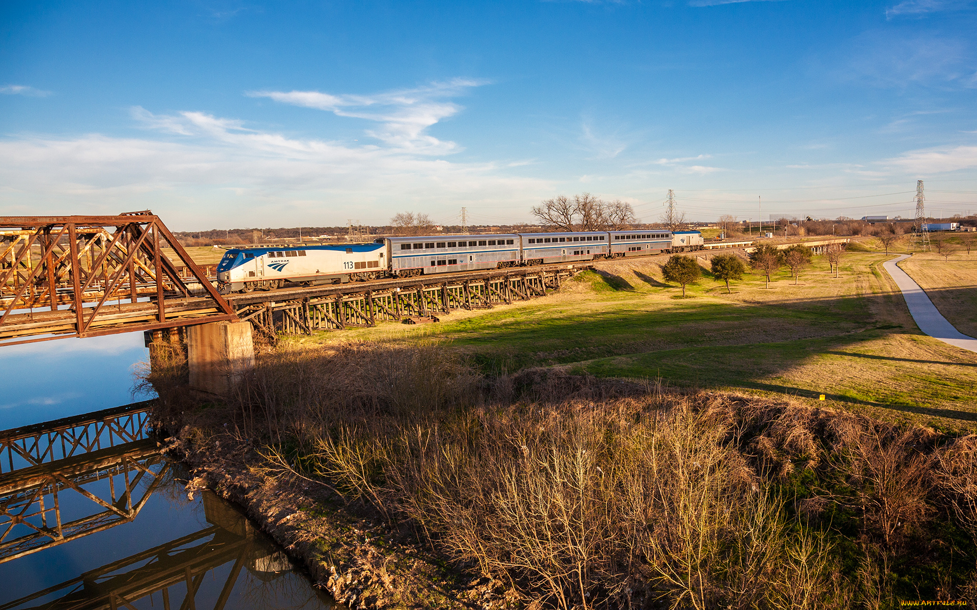 техника, поезда, состав, локомотив