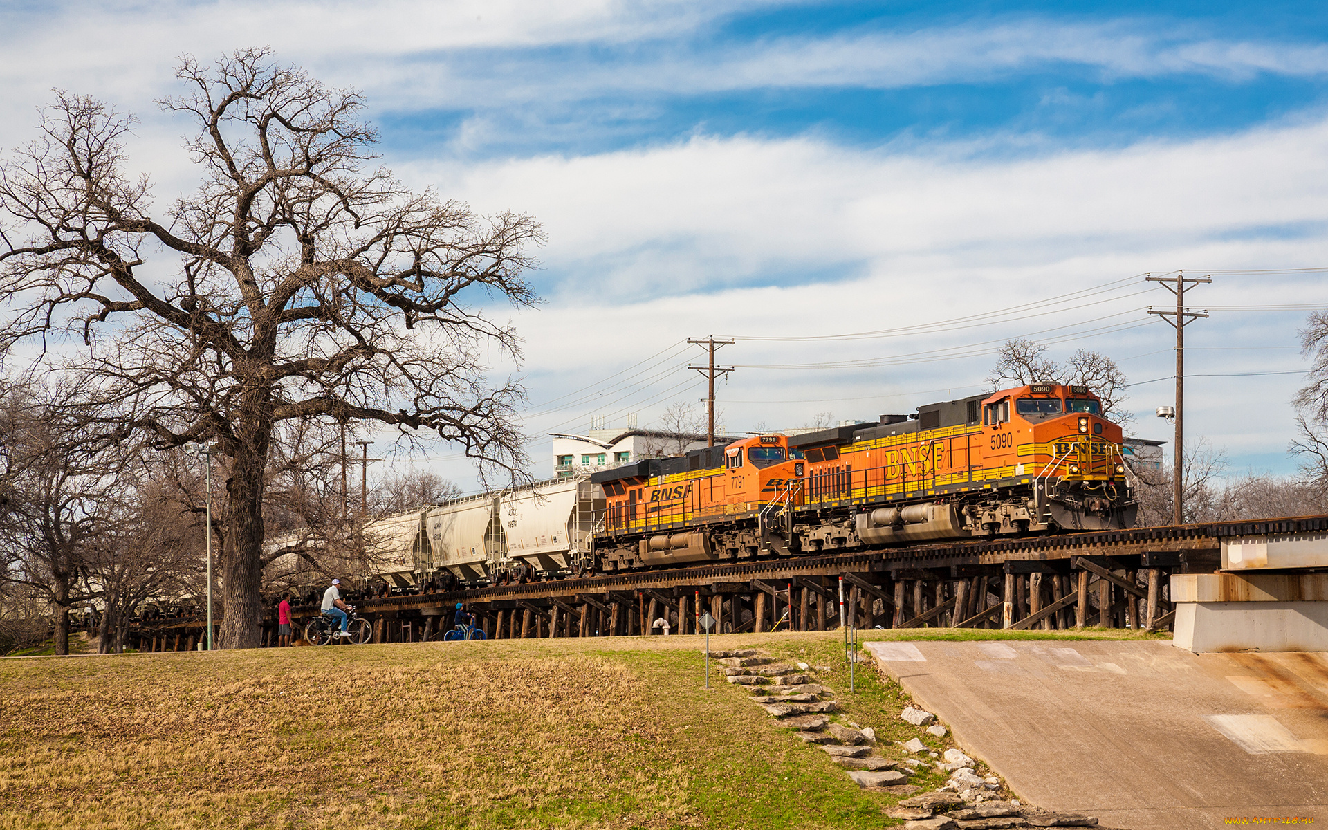 техника, поезда, состав, локомотив