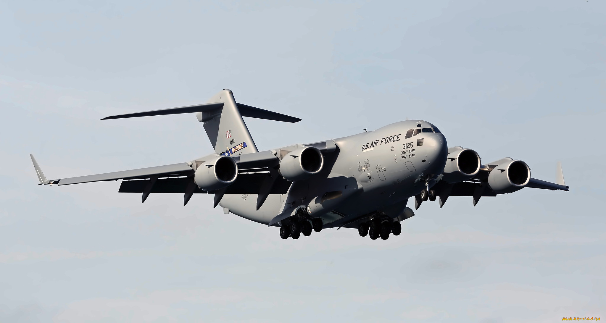 boeing, c-17a, globemaster, iii, авиация, военно-транспортные, самолёты, транспорт