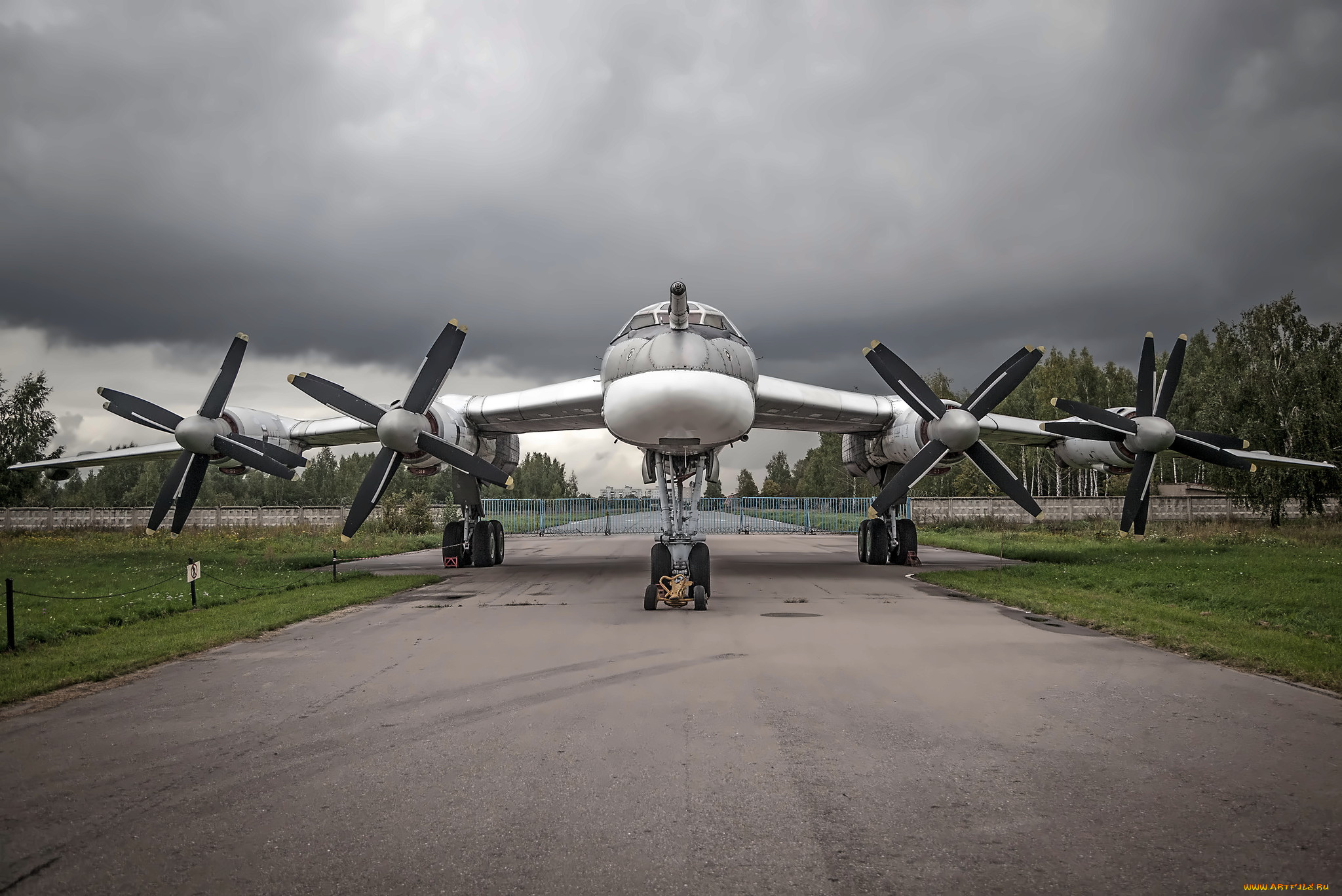 tu-95, авиация, авиационный, пейзаж, креатив, бомбардировщик