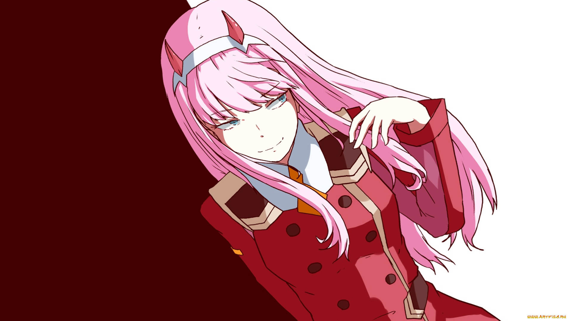 аниме, darling, in, the, frankxx, девушка