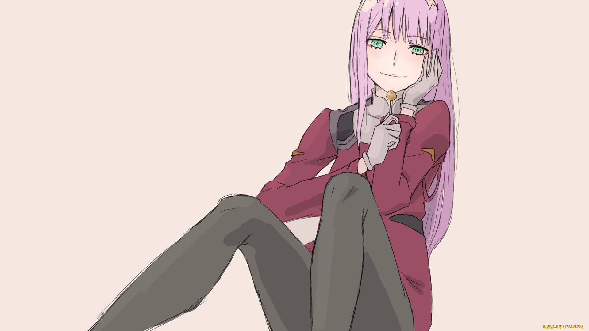 аниме, darling, in, the, frankxx, девушка