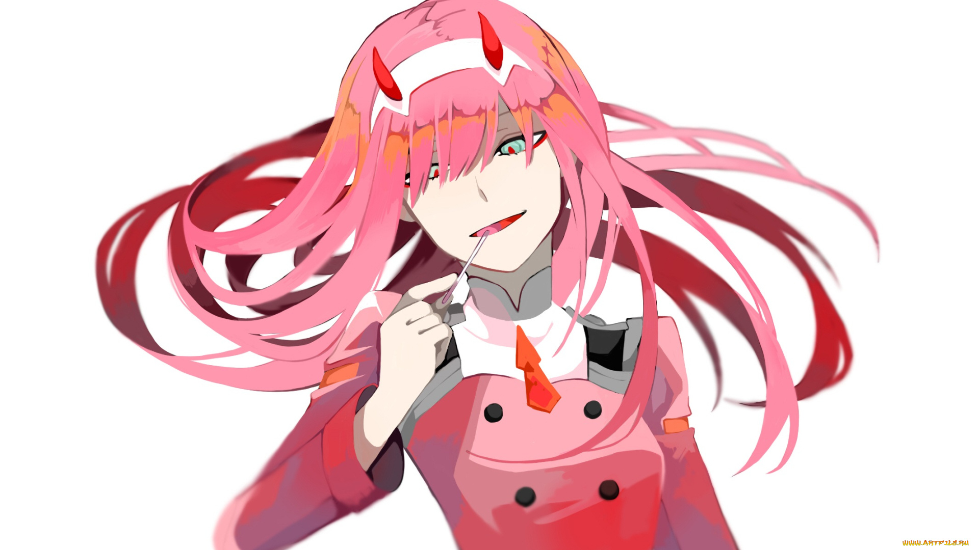 аниме, darling, in, the, frankxx, девушка