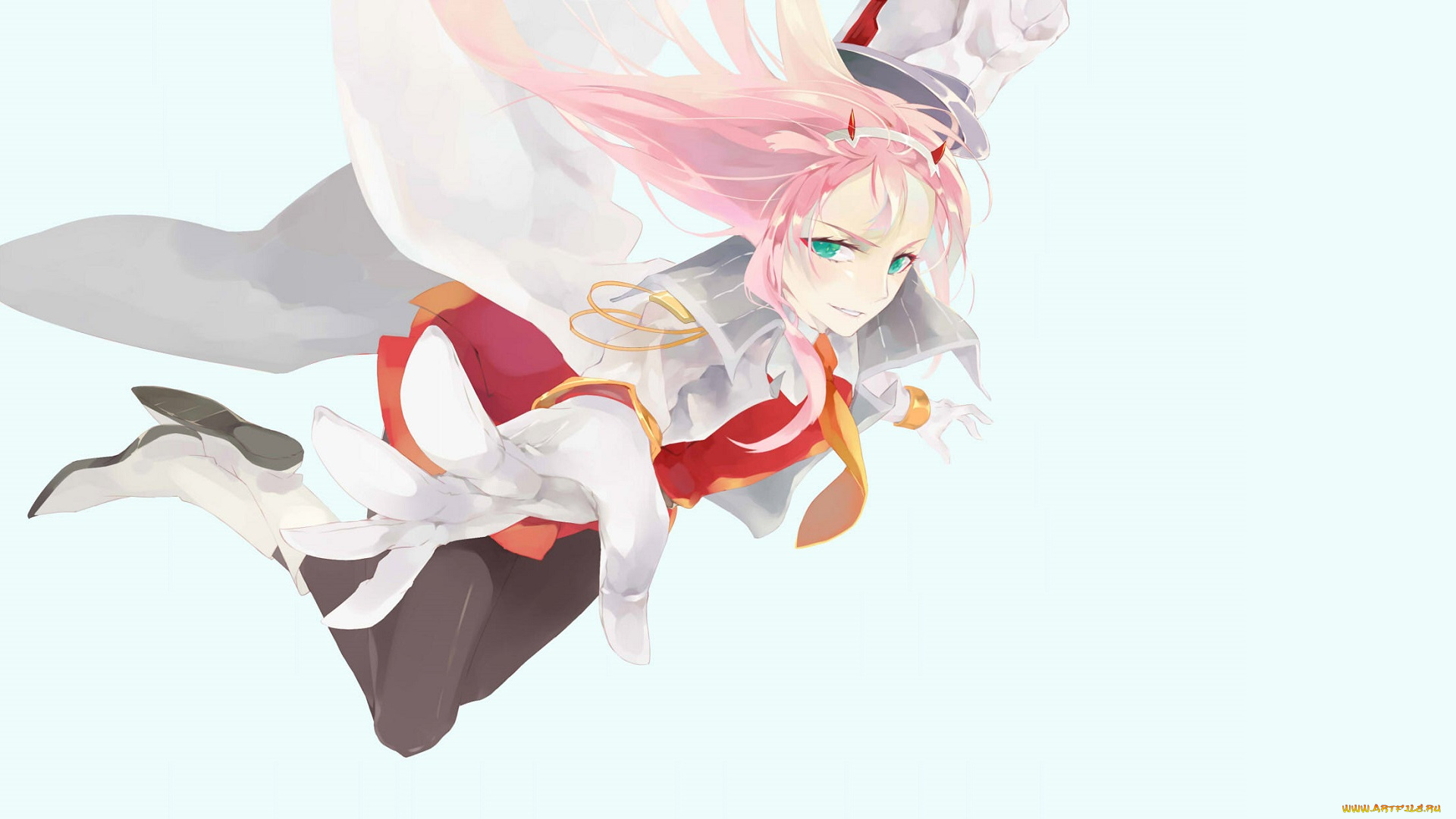 аниме, darling, in, the, frankxx, девушка