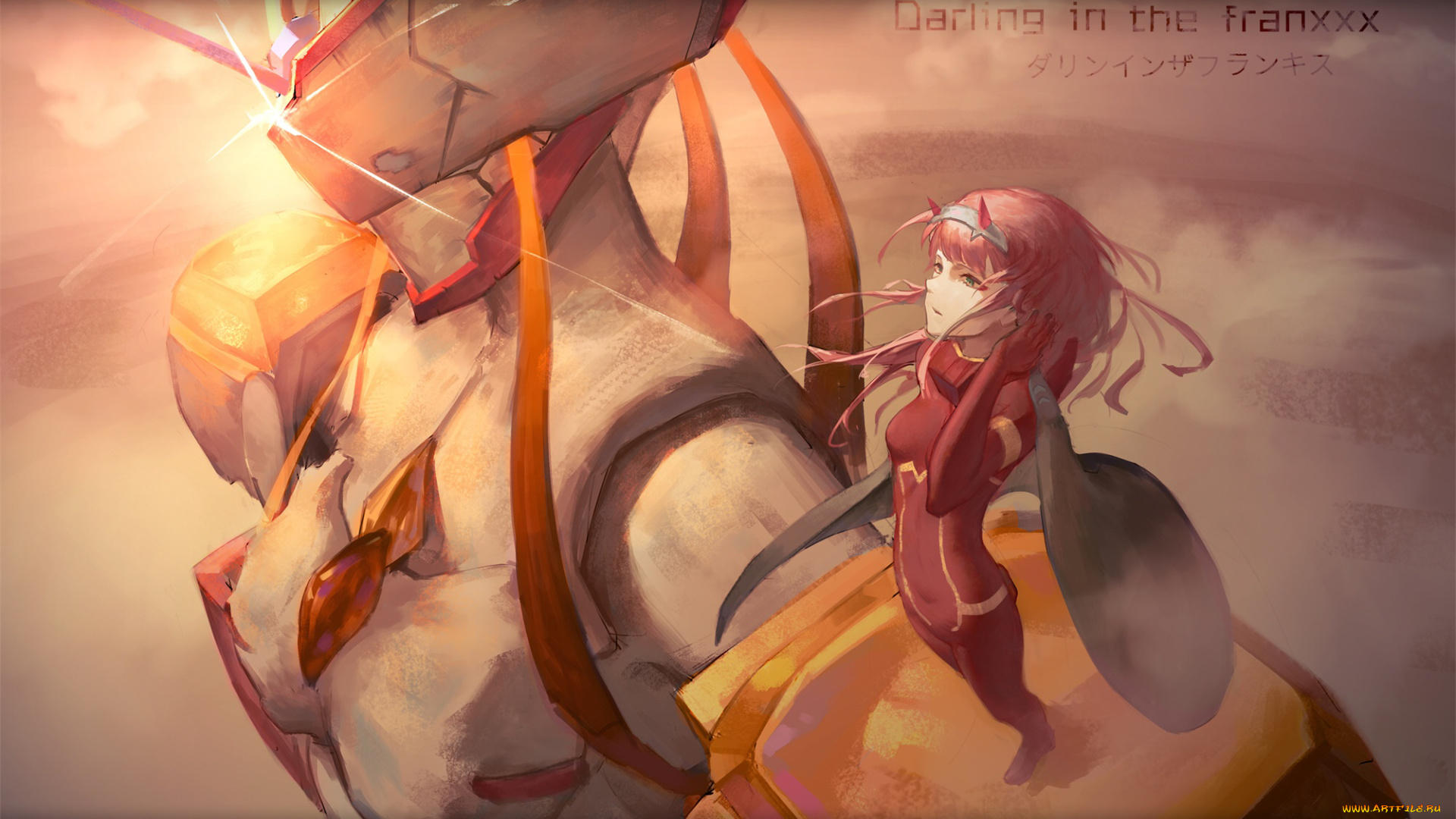аниме, darling, in, the, frankxx, милый, во, франксе