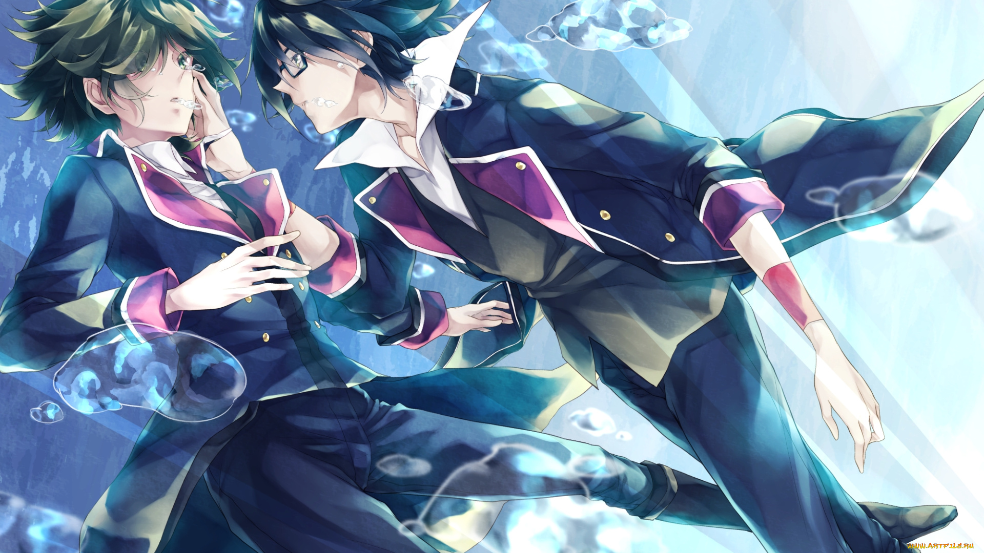 аниме, k, project, akiyama, himori, k, project, fanart, fushimi, saruhiko