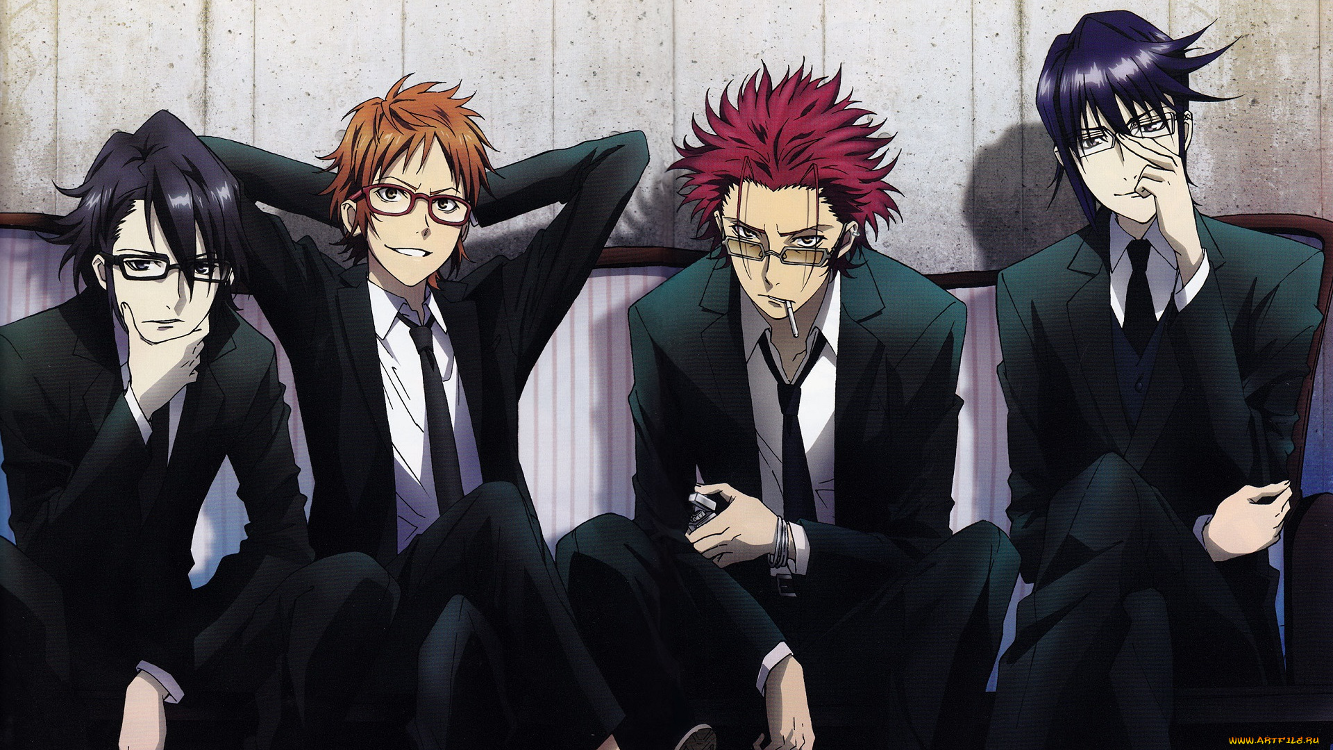 аниме, k, project, gohands, munakata, reisi, fushimi, saruhiko, yata, misaki, ishimori, ai, kazuko, mimura, tachibana, masayuki, k, project, suoh, mikoto