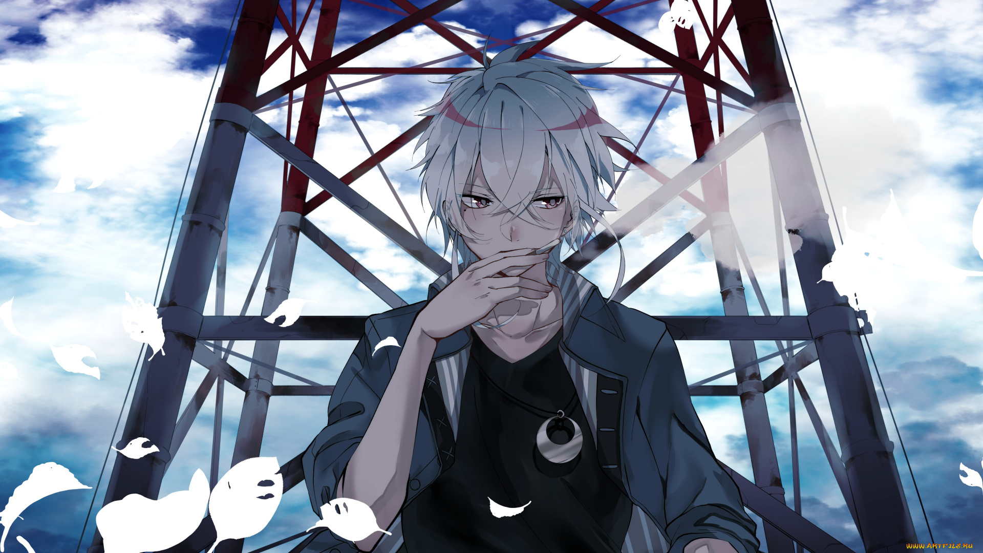 аниме, unknown, , другое, , взгляд, парень