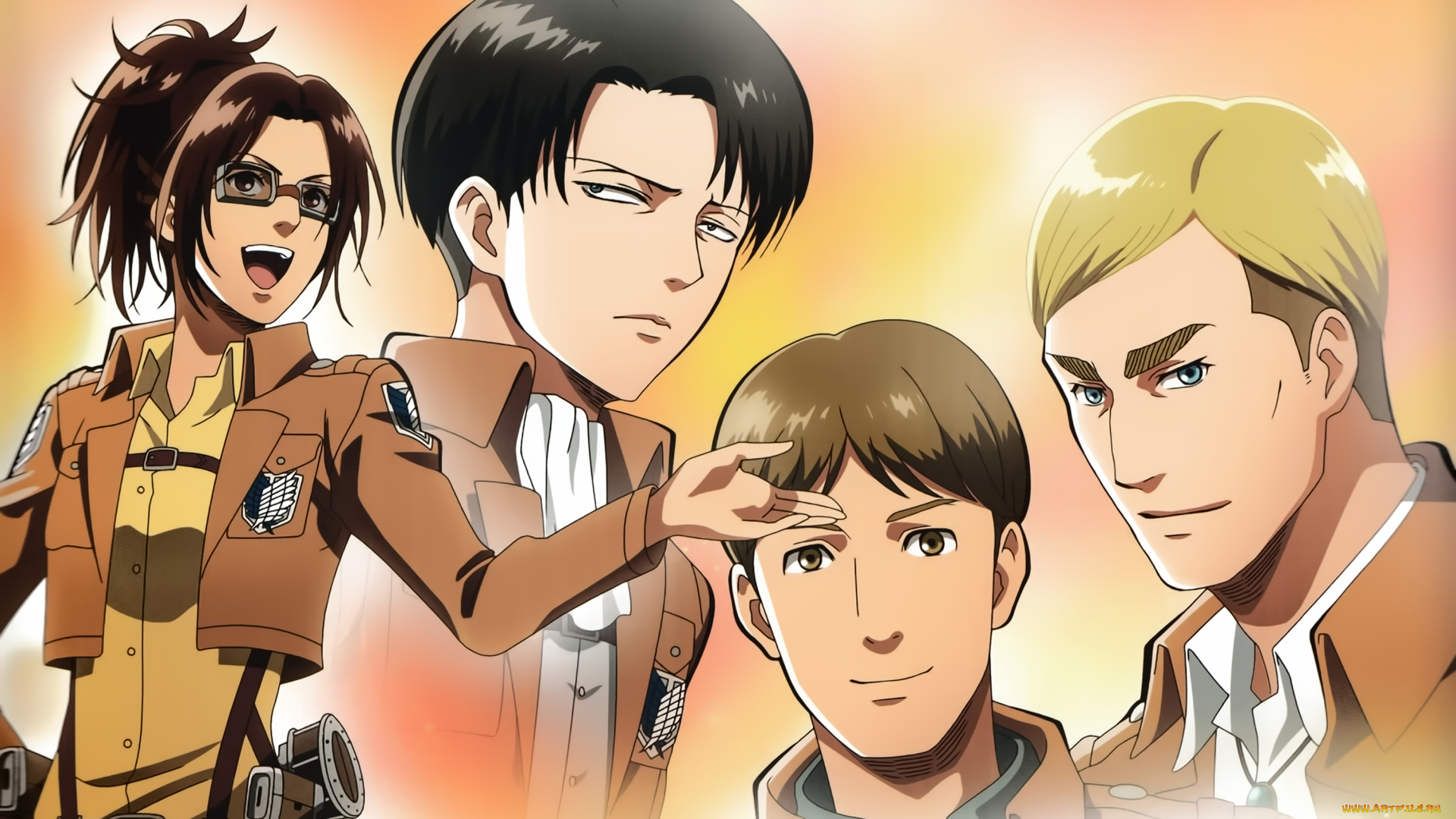 attack, on, titan, аниме, shingeki, no, kyojin, персонажи