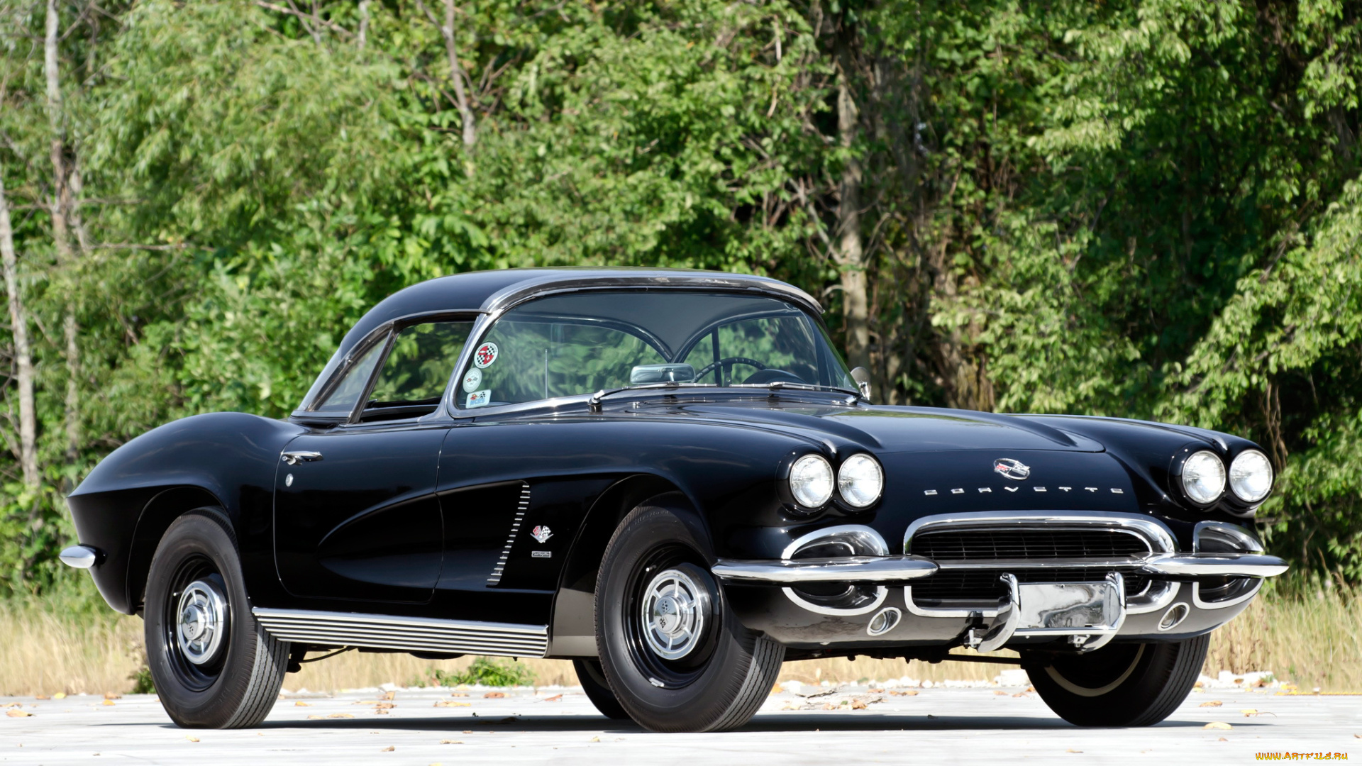 corvette, c1, fuel, injection, 1962, автомобили, corvette, c1, fuel, injection, 1962, чёрный