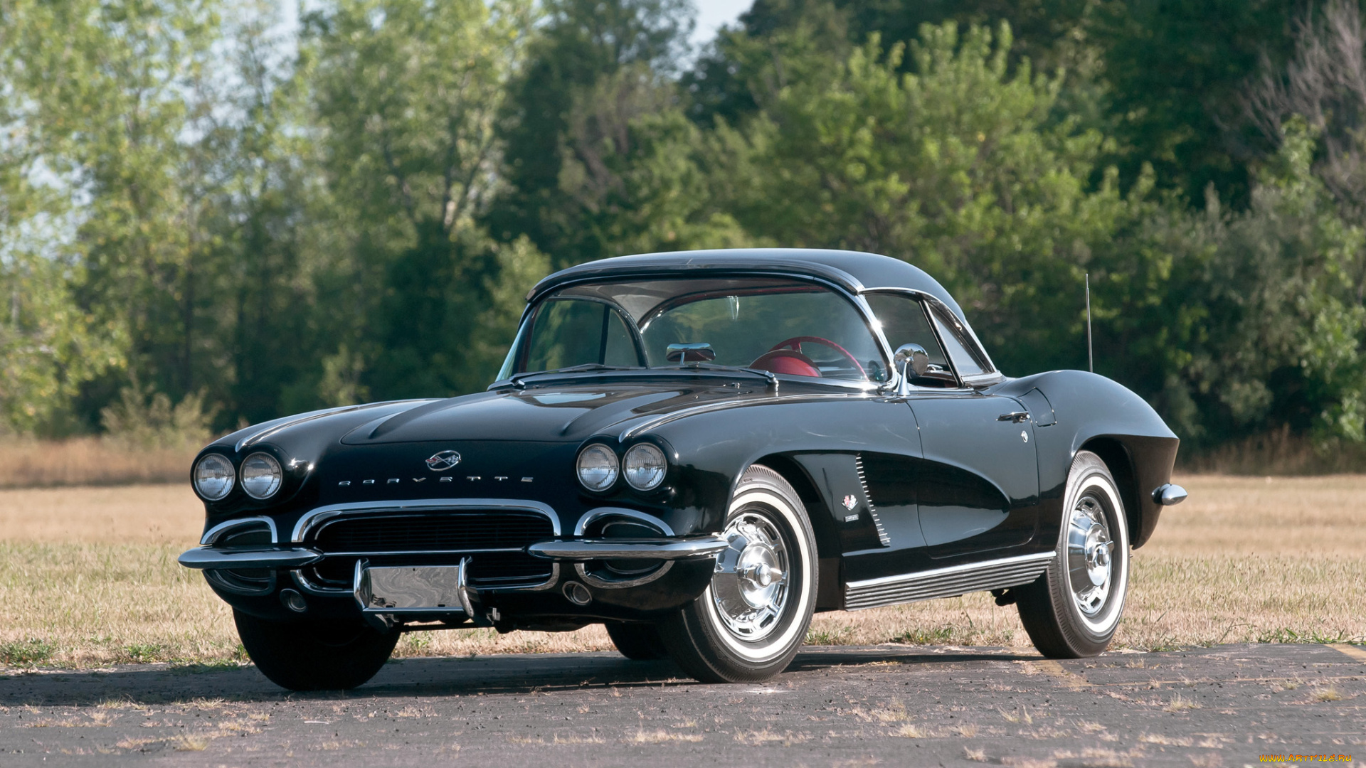 corvette, c1, fuel, injection, 1962, автомобили, corvette, c1, fuel, injection, 1962, чёрный