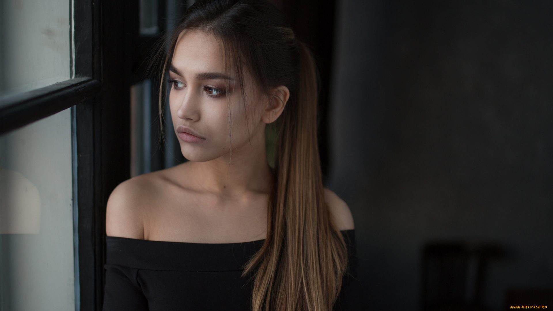 девушка, девушки, -unsort, , брюнетки, темноволосые, модель