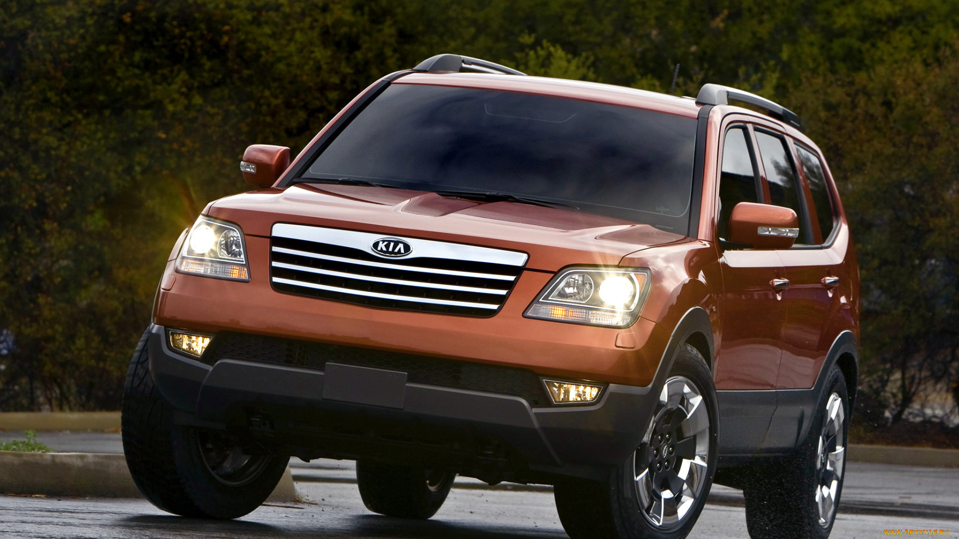 kia, borrego, 2008, автомобили, kia, borrego, 2008, внедорожник