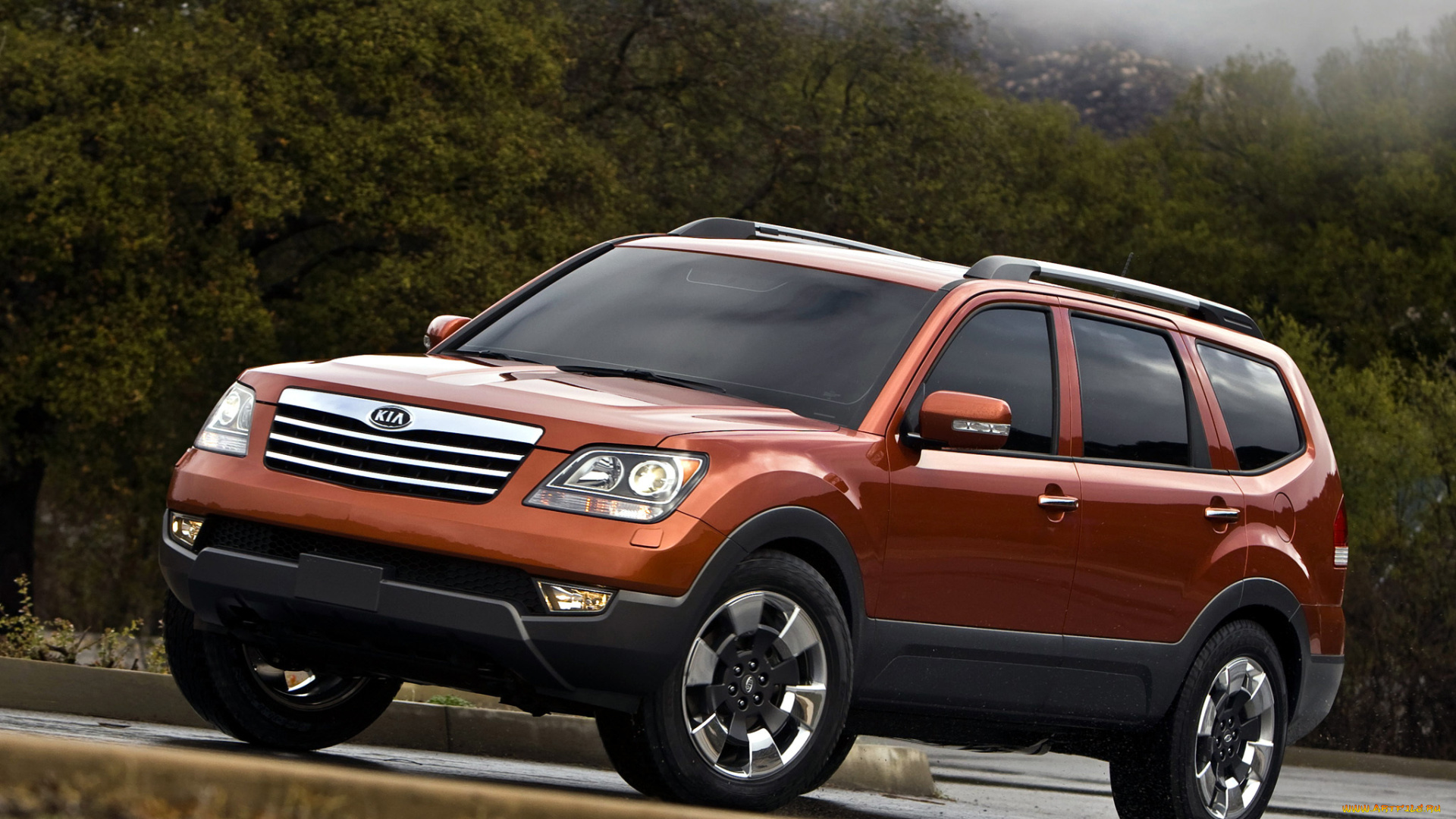 kia, borrego, 2008, автомобили, kia, borrego, 2008, внедорожник