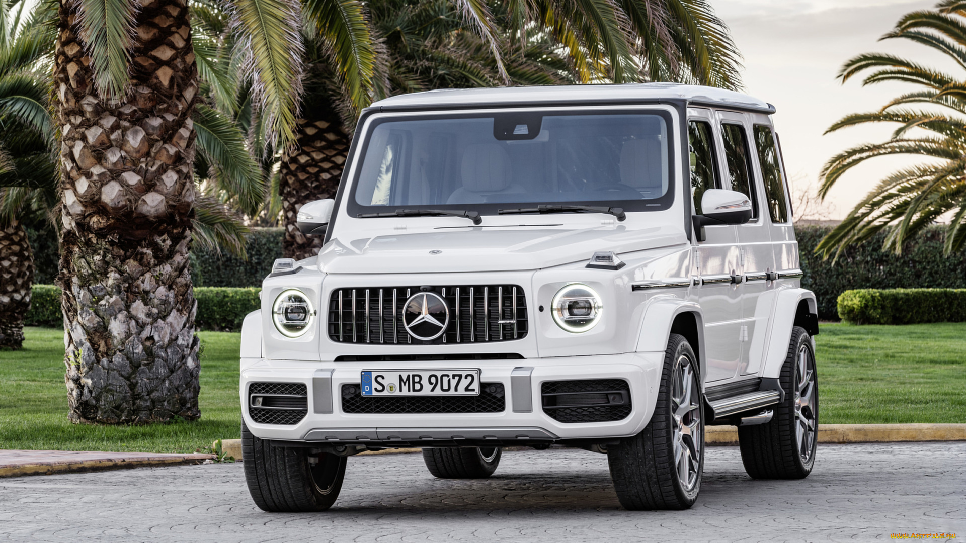 mercedes-benz, amg, g63, 2019, автомобили, mercedes-benz, g63, amg, белый, 2019