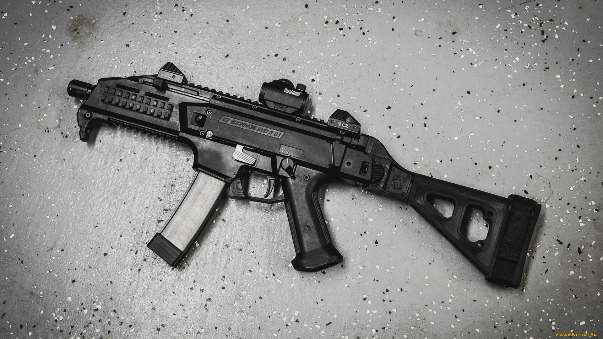 оружие, автоматы, пистолет-пулемёт, фон, cz, scorpion