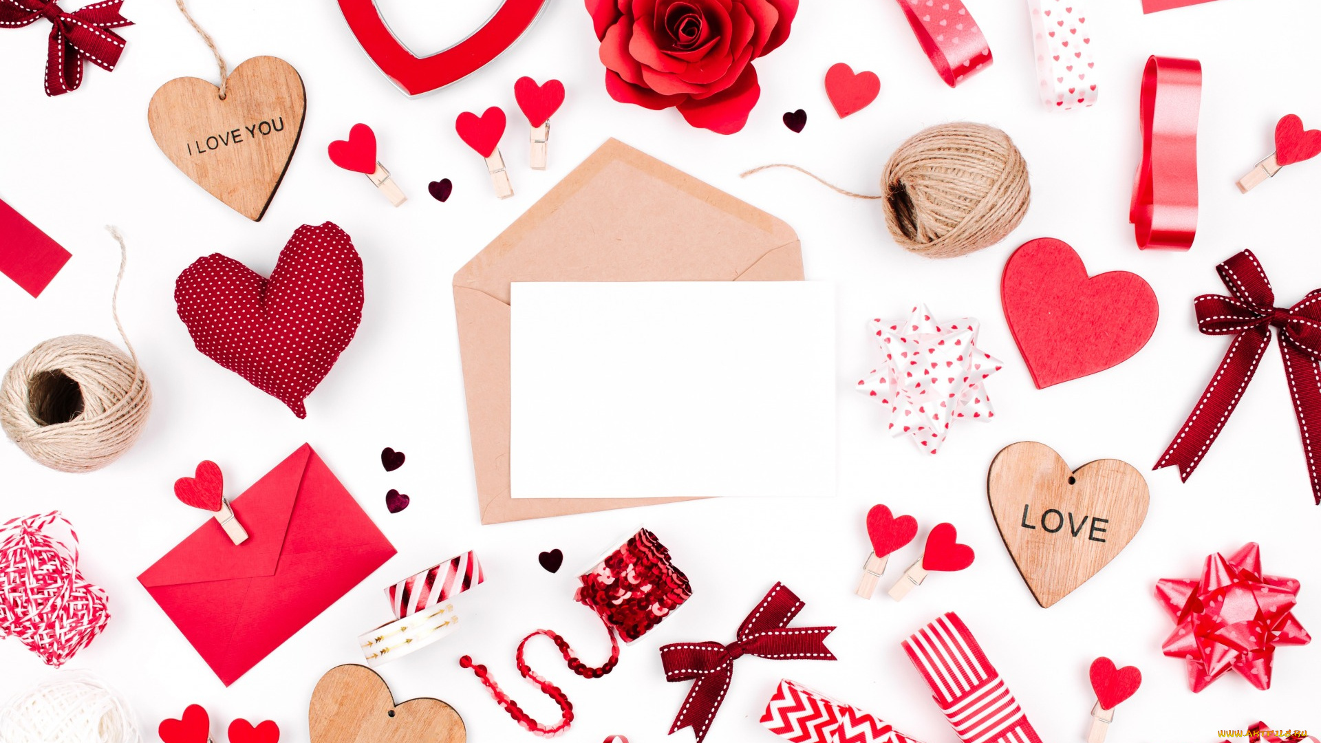 праздничные, день, святого, валентина, , сердечки, , любовь, hearts, любовь, сердечки, valentine's, day, романтика, red, decoration, gift, love, romantic