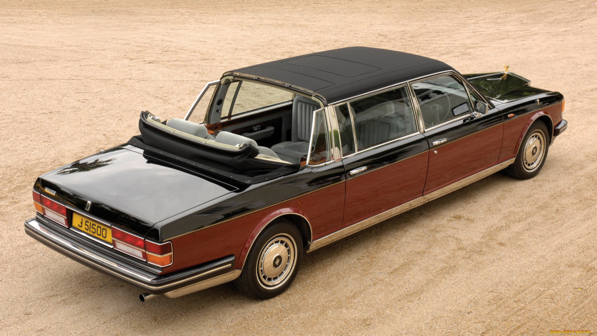 rolls-royce, silver, spirit, emperor, state, landaulet, by, hooper, 1989, автомобили, rolls-royce, state, landaulet, emperor, spirit, silver, hooper, 1989