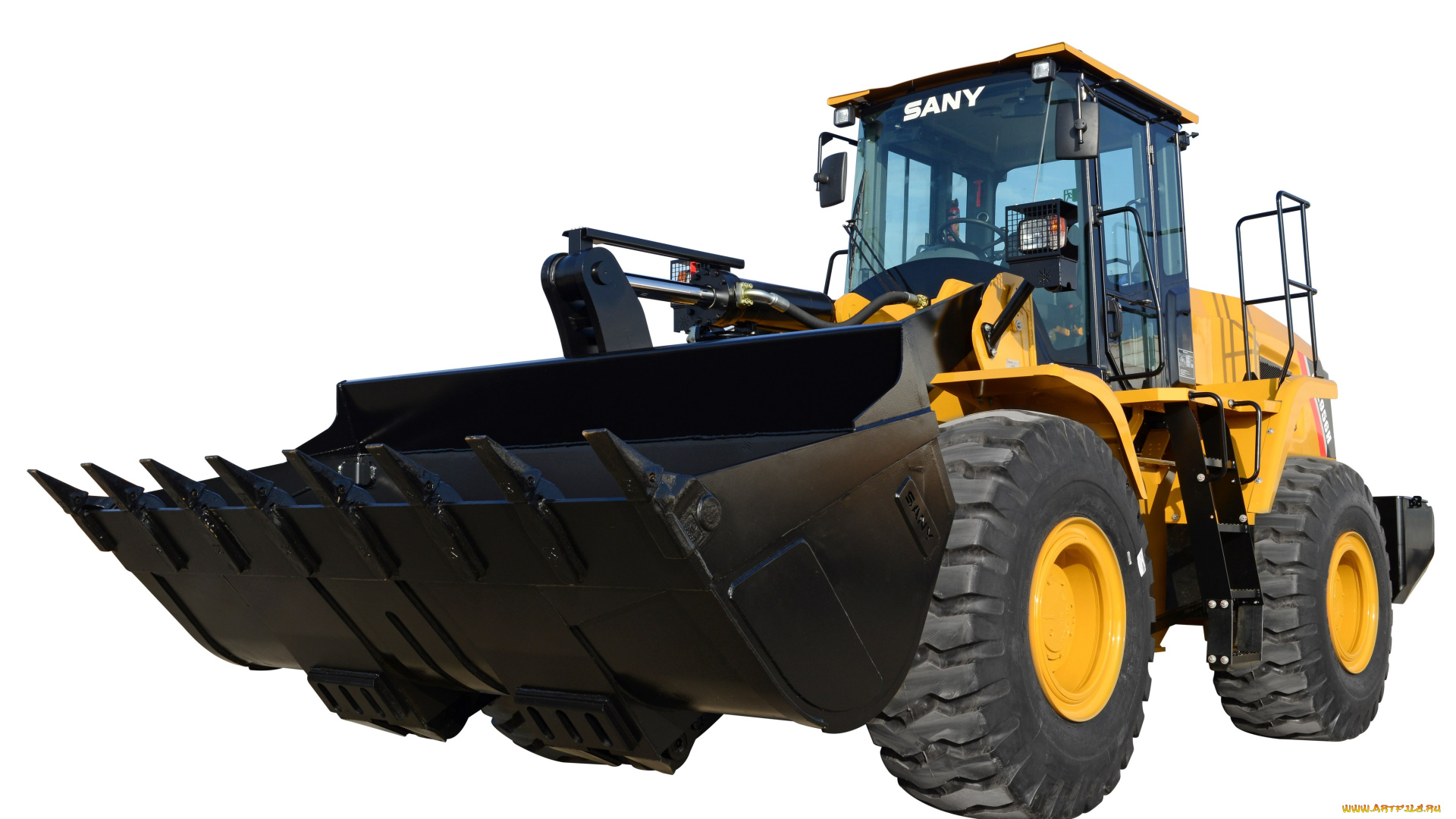 техника, фронтальные, погрузчики, sany