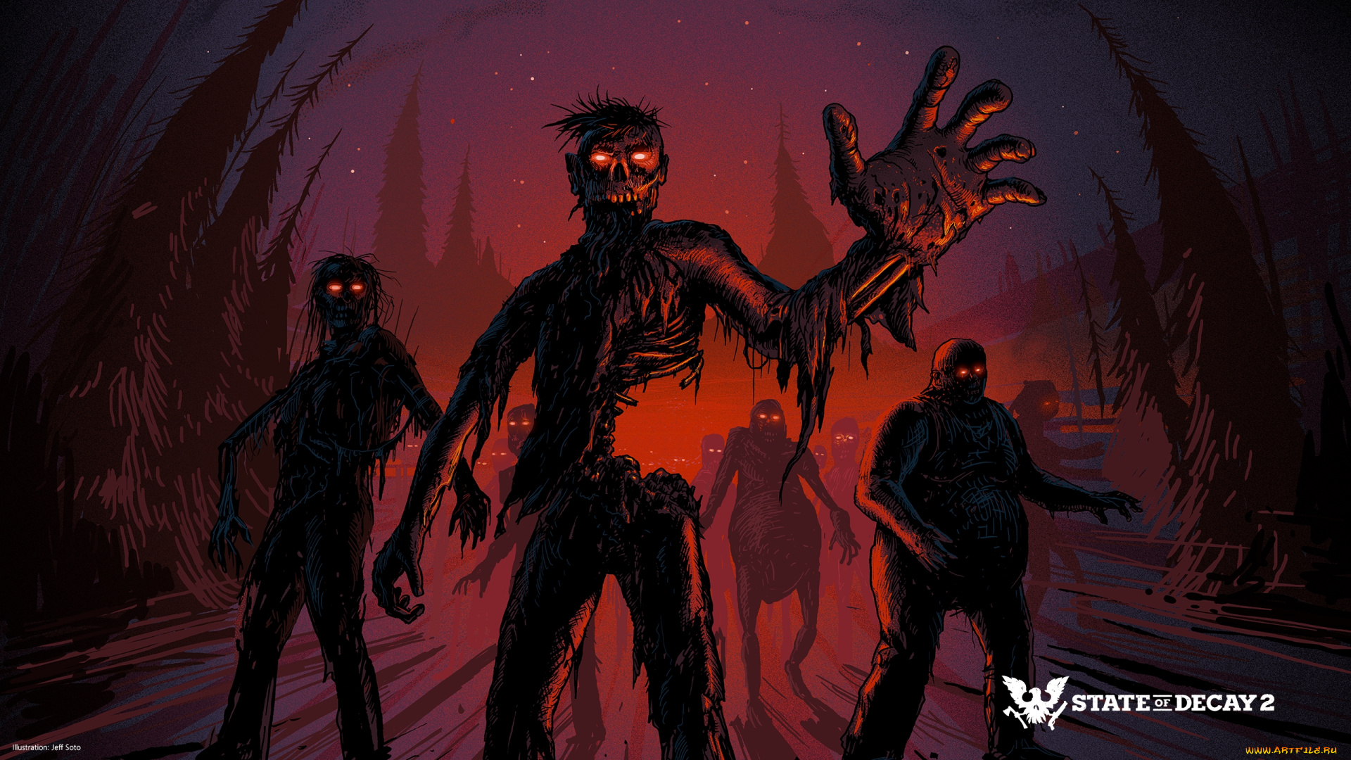 видео, игры, state, of, decay, 2, state, of, decay, 2, horror, survival, адвенчура, action