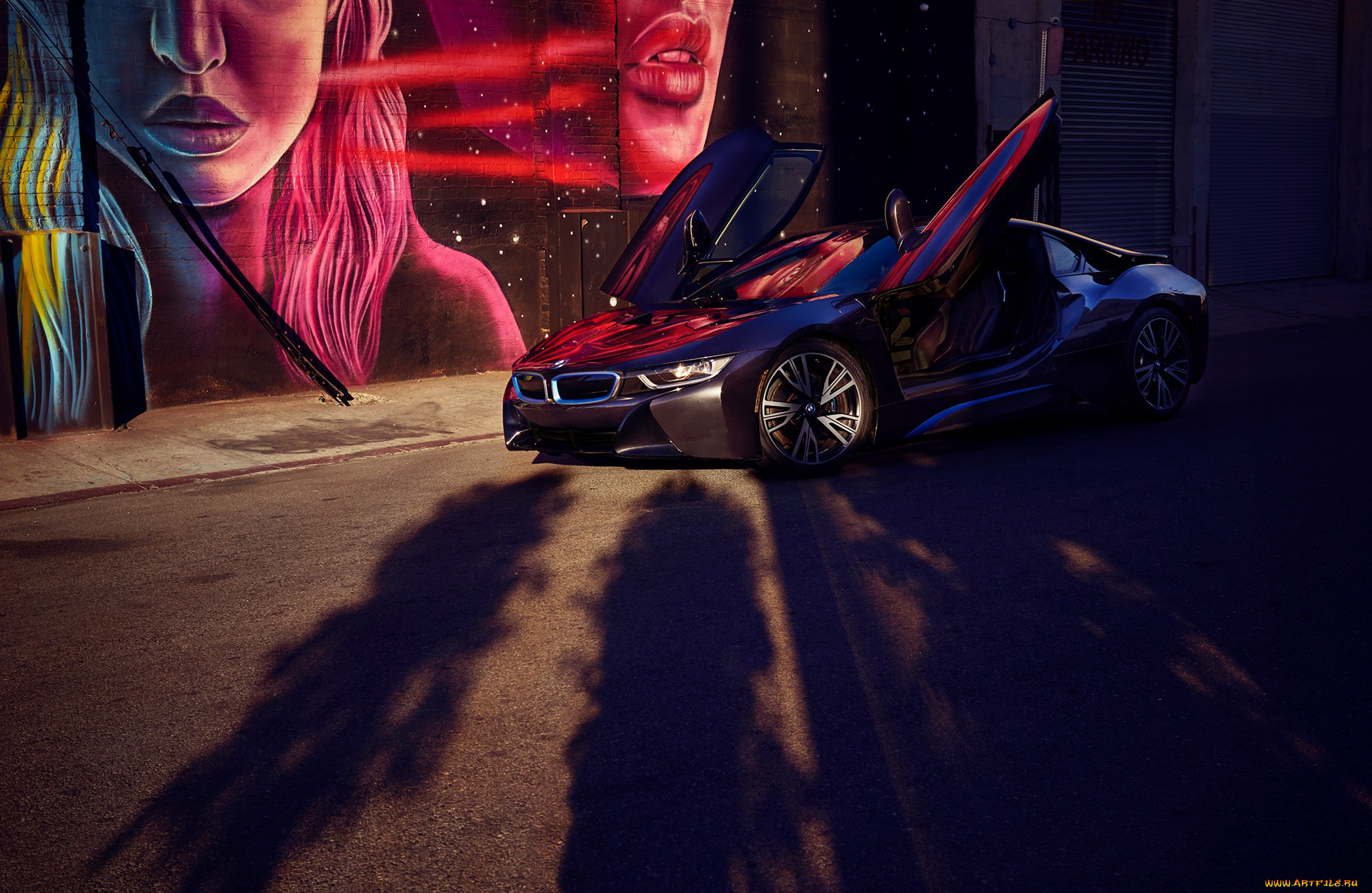 автомобили, bmw, вид, i8, цвета, машина