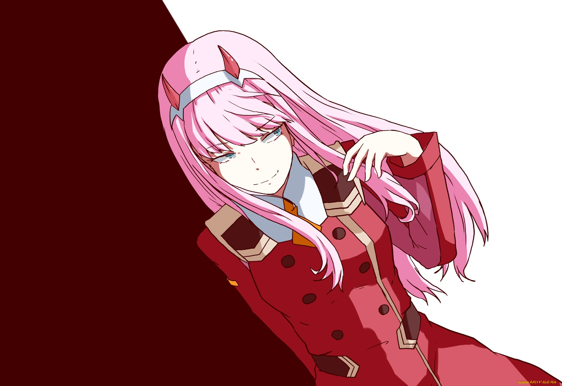 аниме, darling, in, the, frankxx, девушка