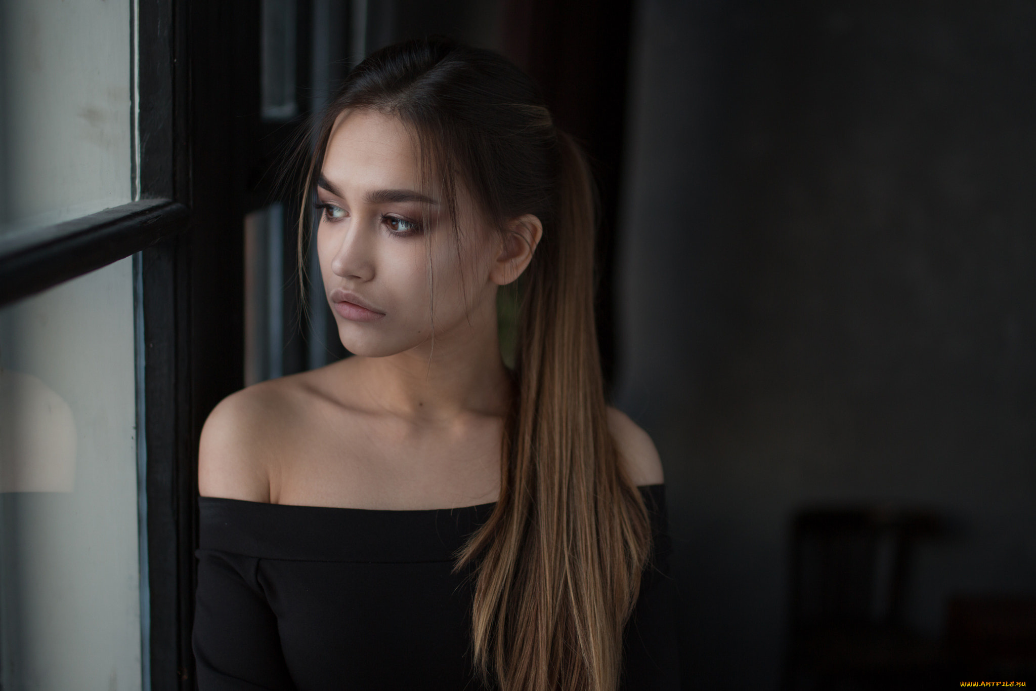 девушка, девушки, -unsort, , брюнетки, темноволосые, модель